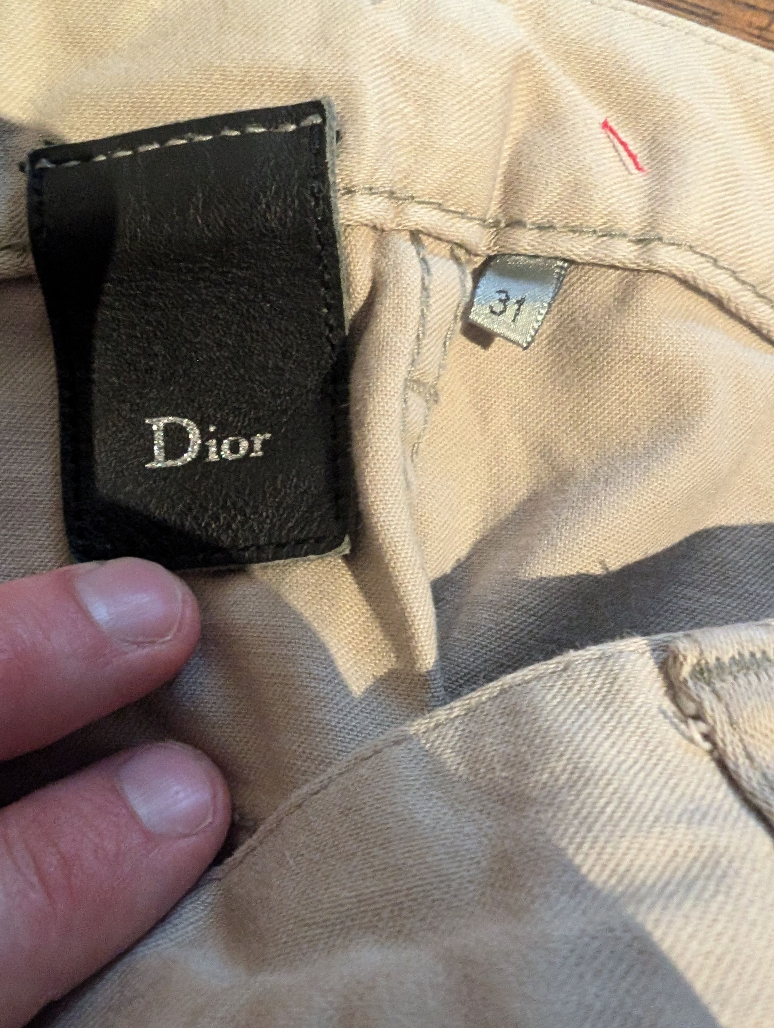 Dior Dior Beige Pants Size US 31 - 8 Thumbnail