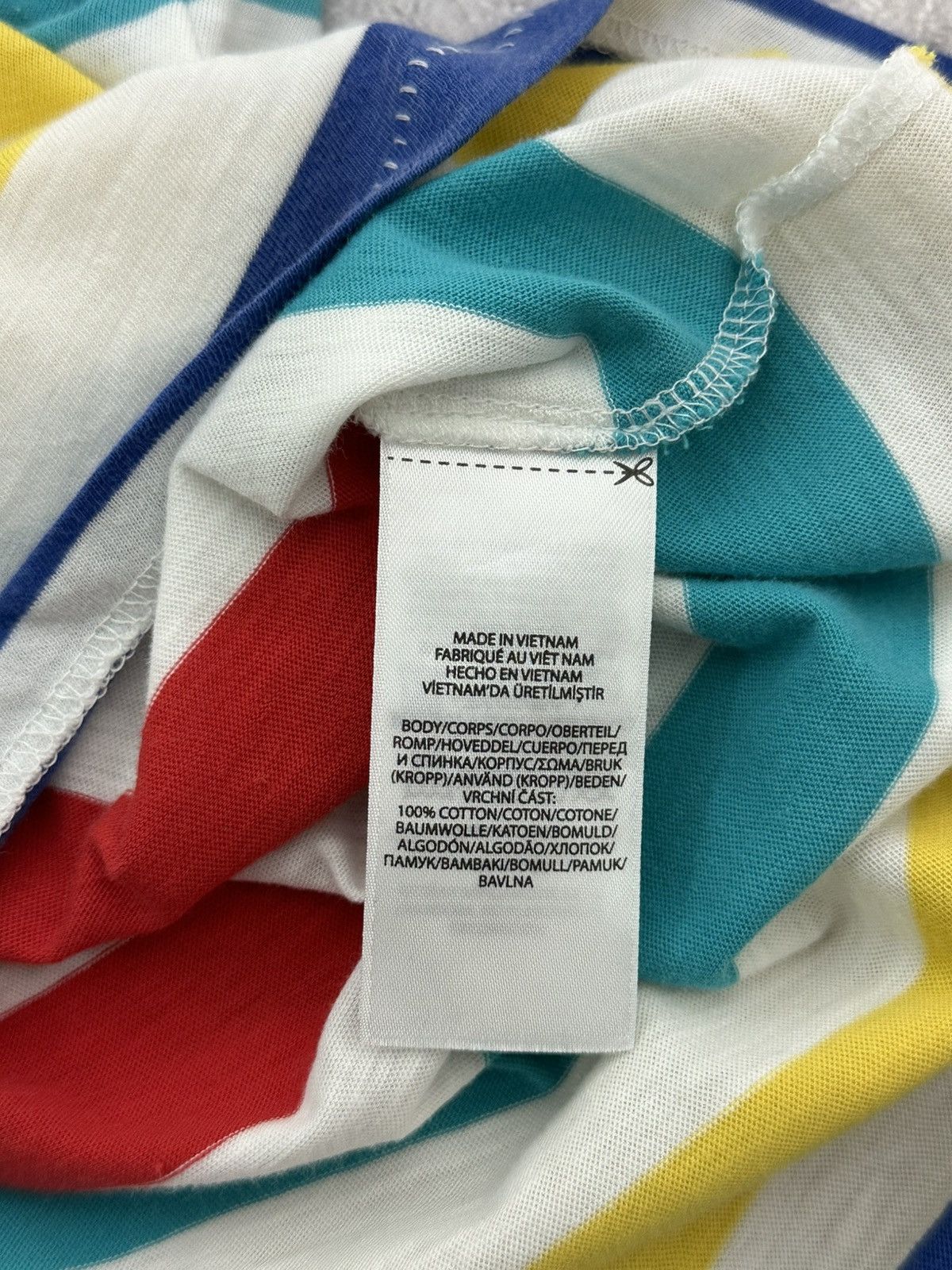 Polo Ralph Lauren × Ralph Lauren Polo Ralph Lauren Stripped Multicolor Short Sleeve T-shirt Size US S / EU 44-46 / 1 - 8 Thumbnail