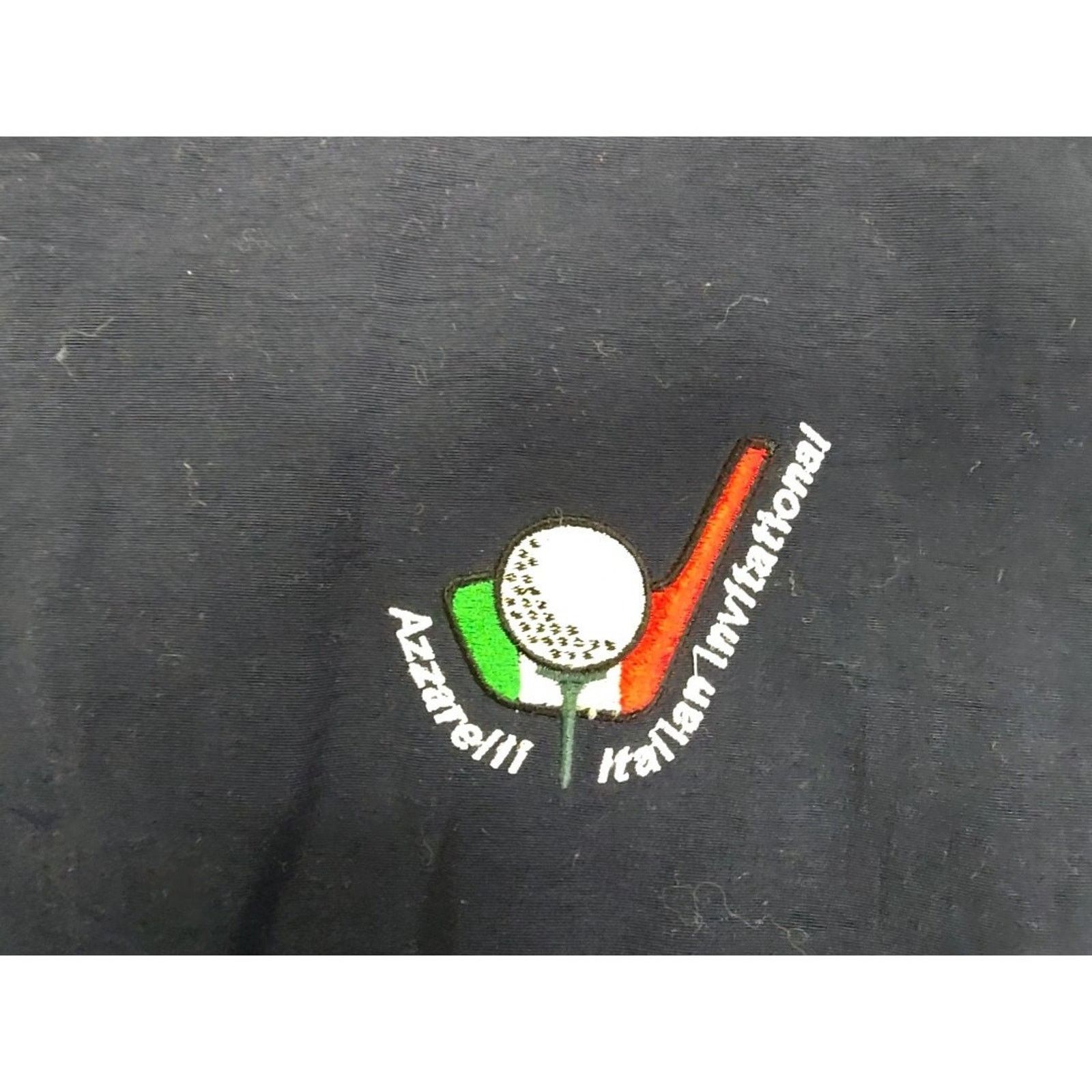Antigua Antigua Italian Invitational Golf Blue 2XL Golf Windbreaker Size US XXL / EU 58 / 5 - 2 Thumbnail
