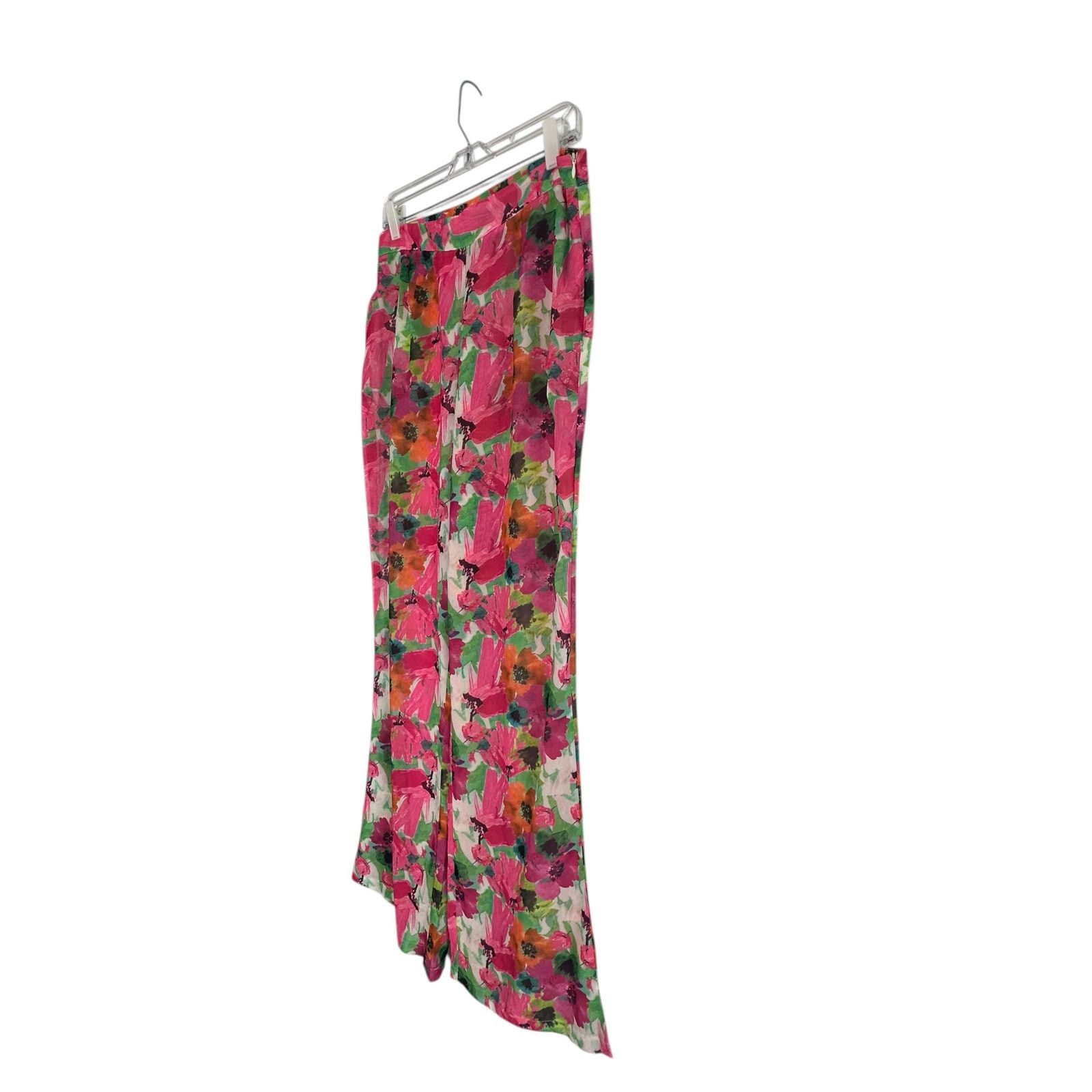 PrettyLittleThing PrettyLittleThing floral sheer cover up pants size 10 Size 32" / US 10 / IT 46 - 6 Thumbnail