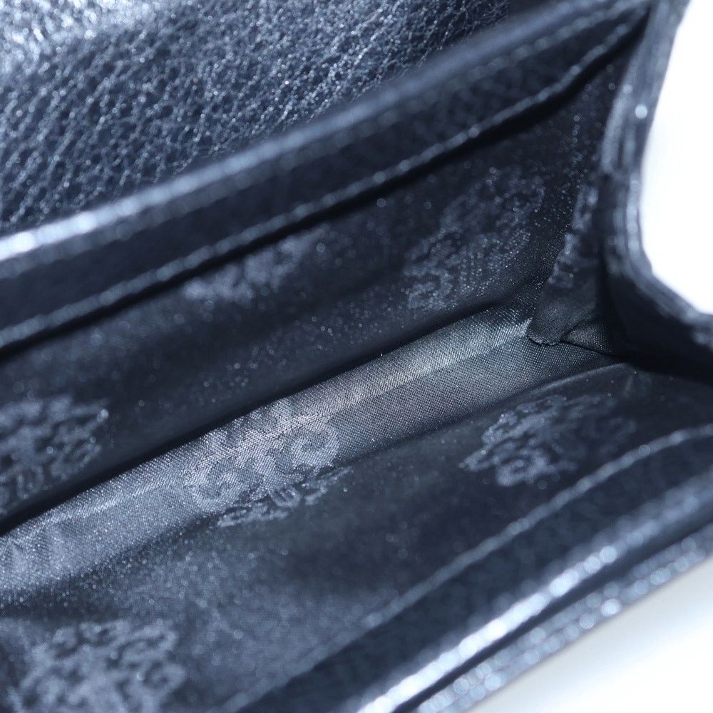Chrome Hearts CHROME HEARTS Black Leather Wallet BCA372 Size ONE SIZE - 4 Thumbnail