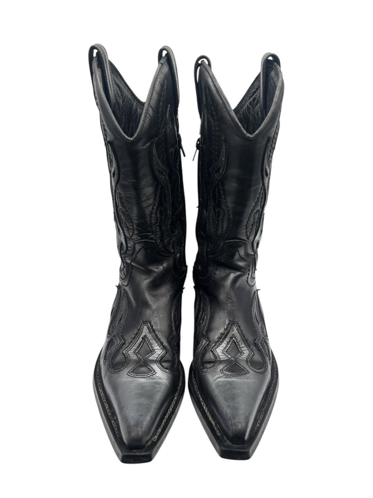 New Rock Vintage New Rock grey flame cowboy boots Size 41 Size US 11 / IT 41 - 3 Thumbnail
