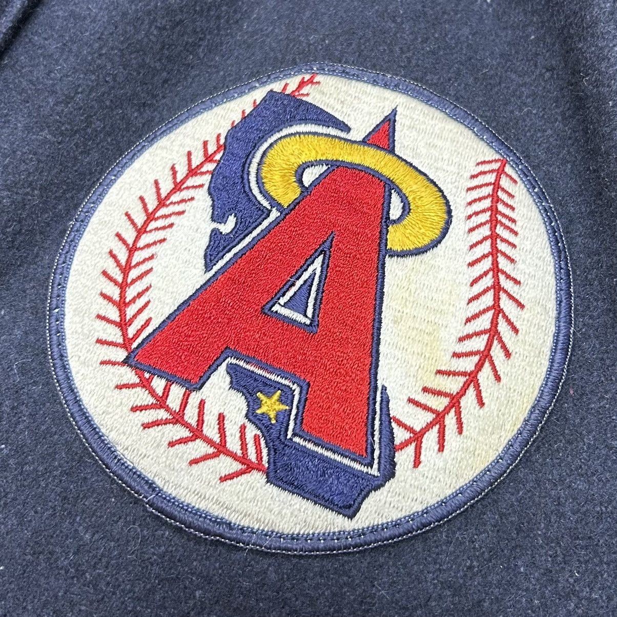 MLB VTG 90s CALIFORNIA ANGELS CHALK LINE WOOL VARSITY JACKET Size US L / EU 52-54 / 3 - 10 Thumbnail