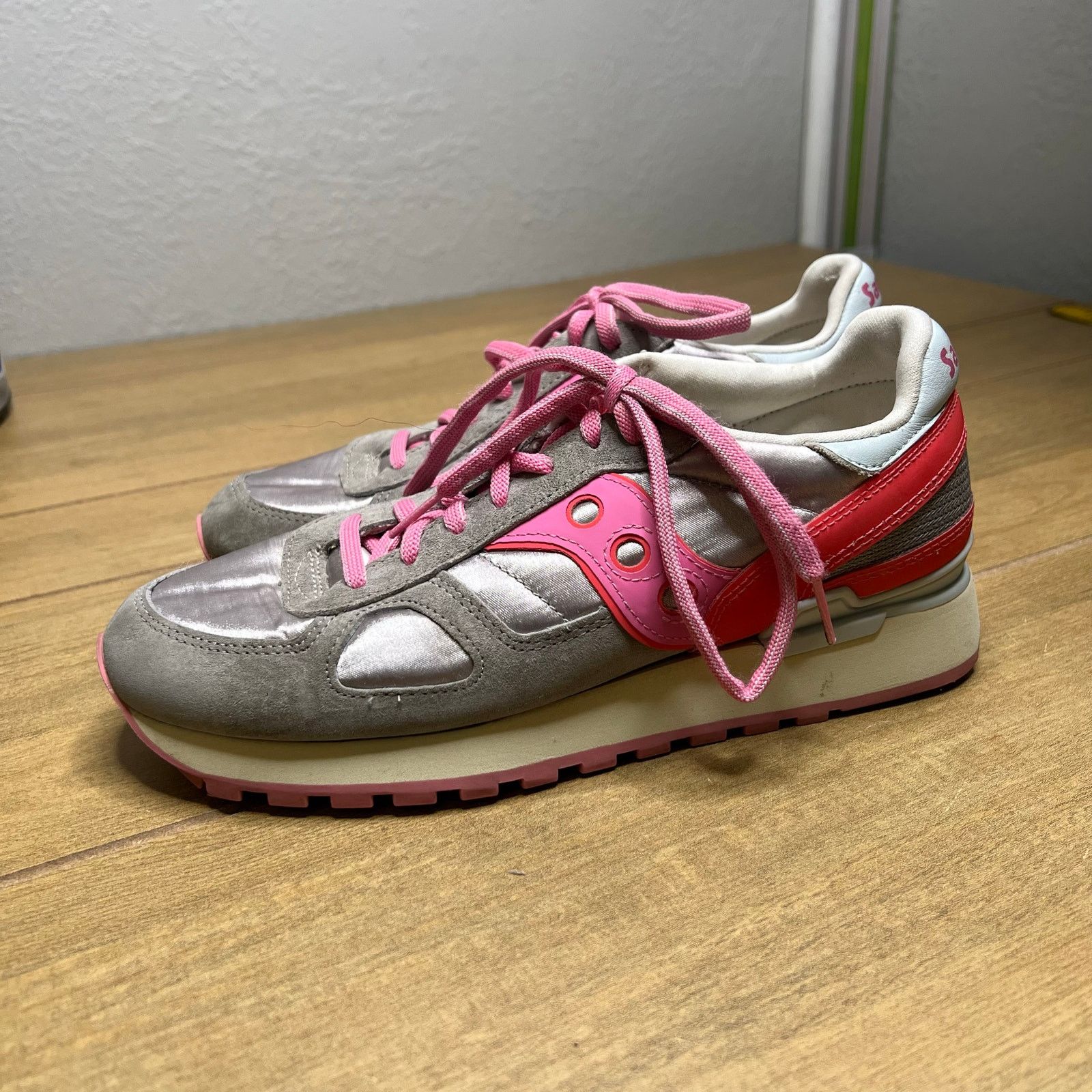 Saucony Saucony Women’s Shadow Original S60673-3 Sneakers Pink 9 Size US 9 / IT 39 - 4 Thumbnail