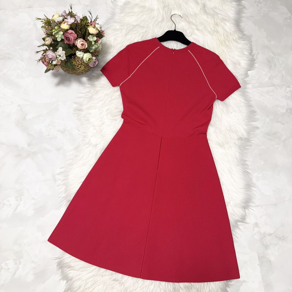 Valentino Authentic Valentino Embroidered Short Sleeve Knit Dress S Size S / US 4 / IT 40 - 4 Thumbnail