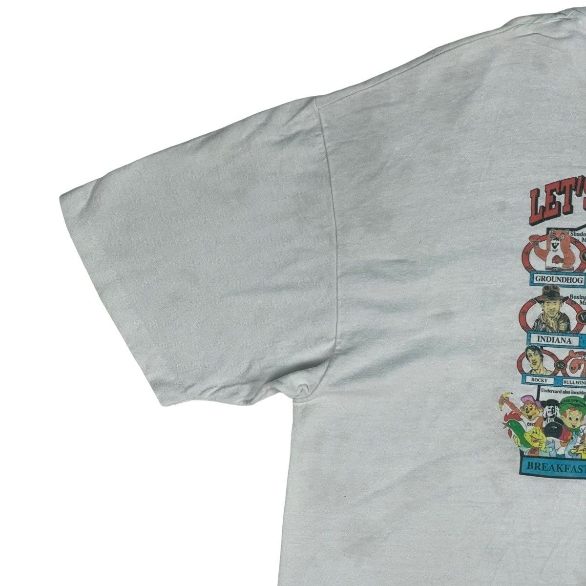 Hanes 🔥LAST PRICE🔥 VTG 1994 Groundhog Days Characters Duel Tee Size US XL / EU 56 / 4 - 10 Thumbnail