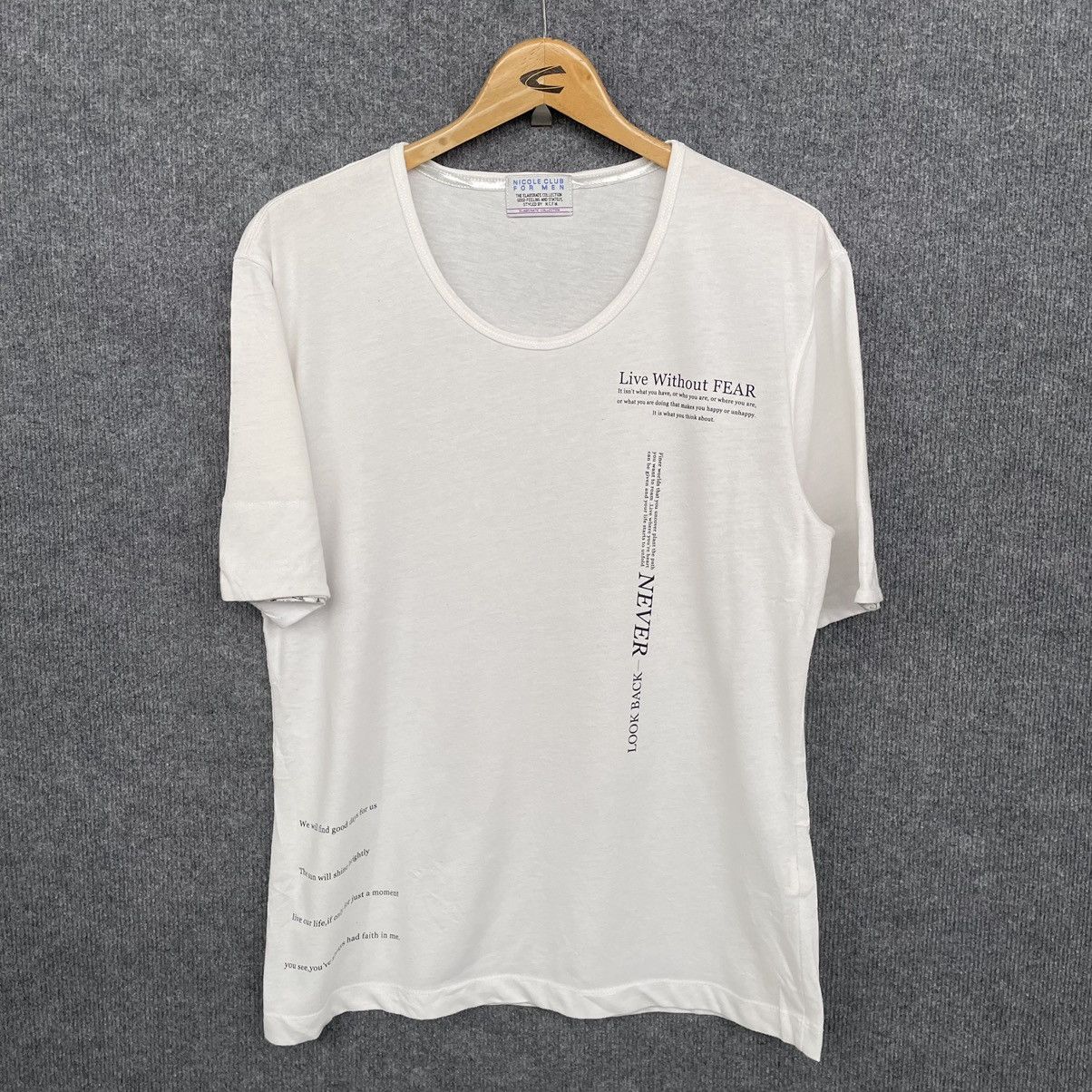 If Six Was Nine × Nicole Club × Seditionaries Nicole Club For Men Seditionaries Poem T Shirt Size US M / EU 48-50 / 2 - 2 Thumbnail