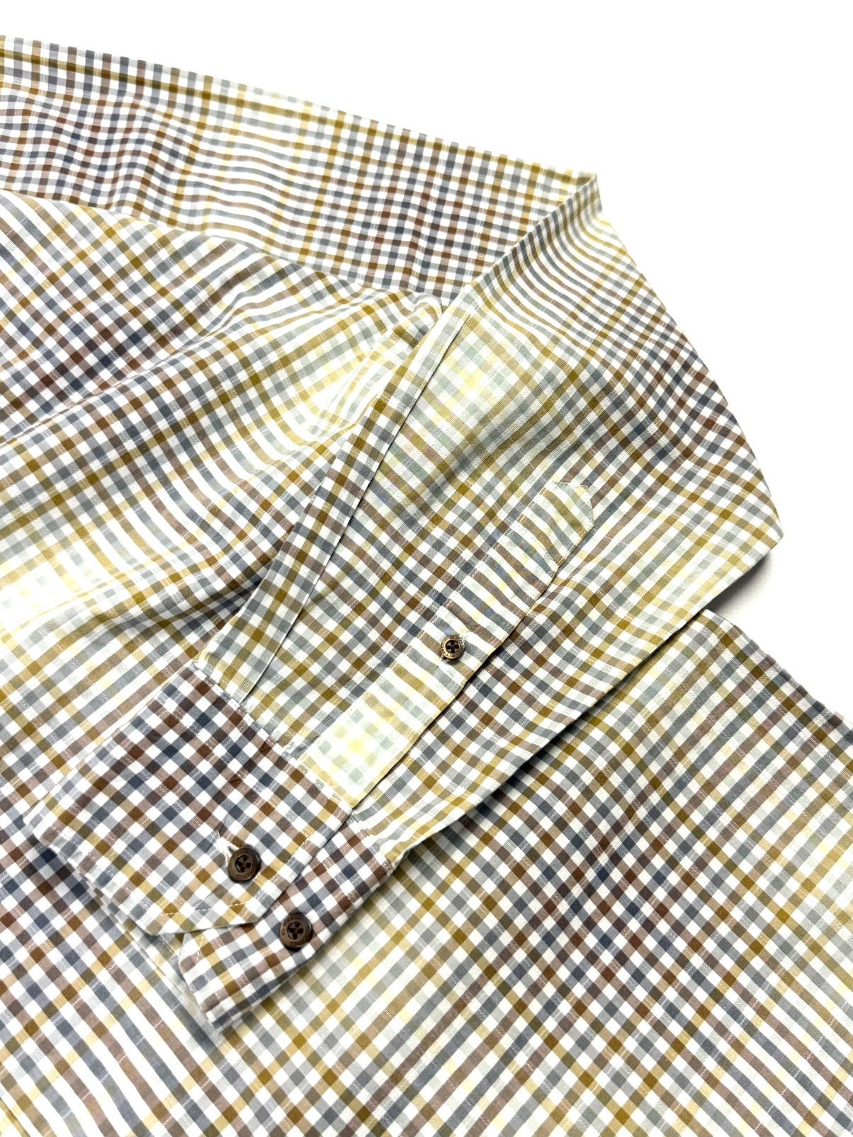 Etro Etro Vintage Plaid Button-Up Shirt Cotton Italy L Luxyry Size US L / EU 52-54 / 3 - 12 Thumbnail