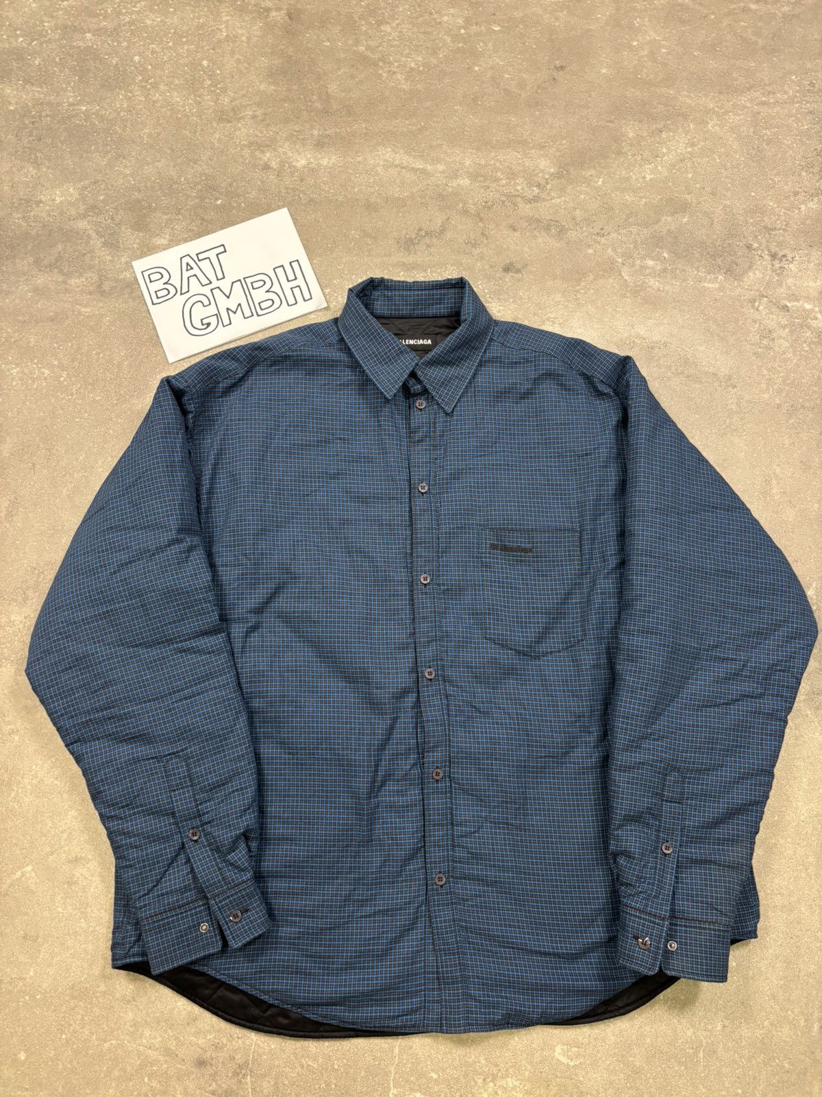 Balenciaga Balenciaga Padded Flannel Shirt Size US M / EU 48-50 / 2 - 14 Thumbnail