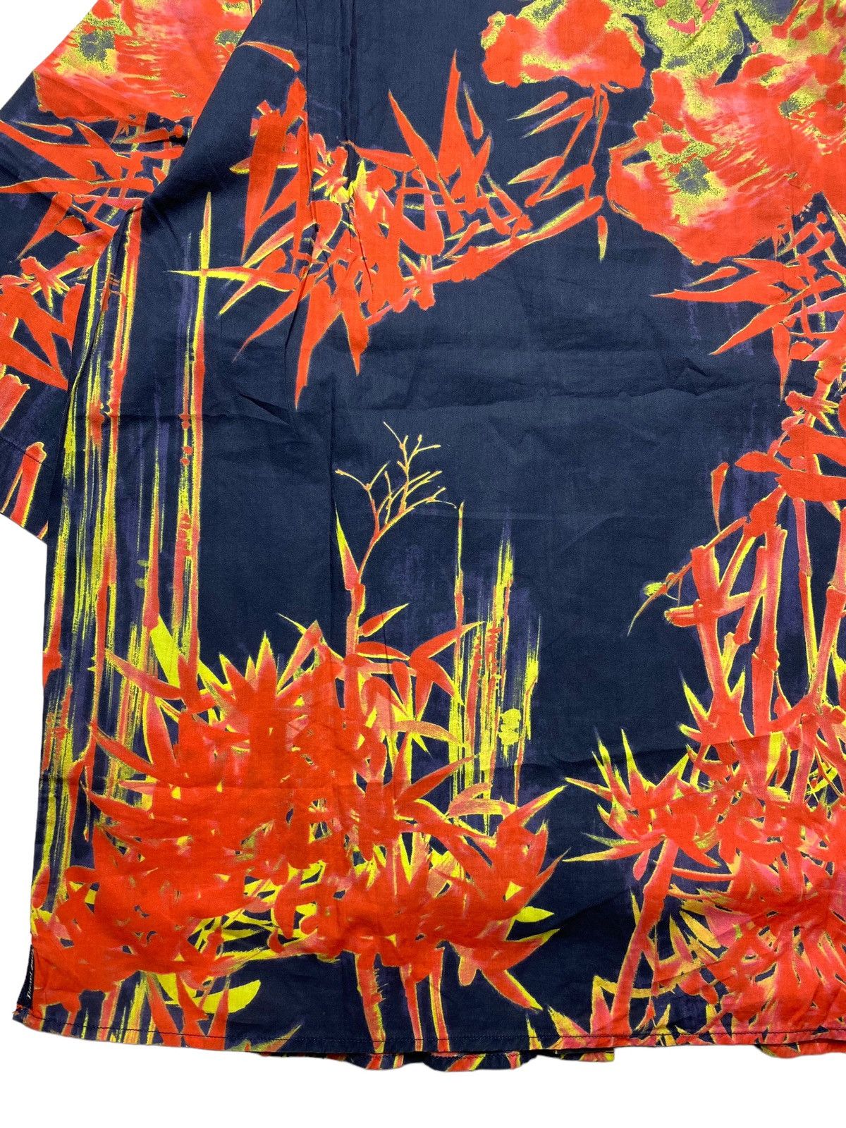 Diesel 2000s Diesel Punk - Thermal Bamboo Flower Button Shirt Size US M / EU 48-50 / 2 - 3 Thumbnail