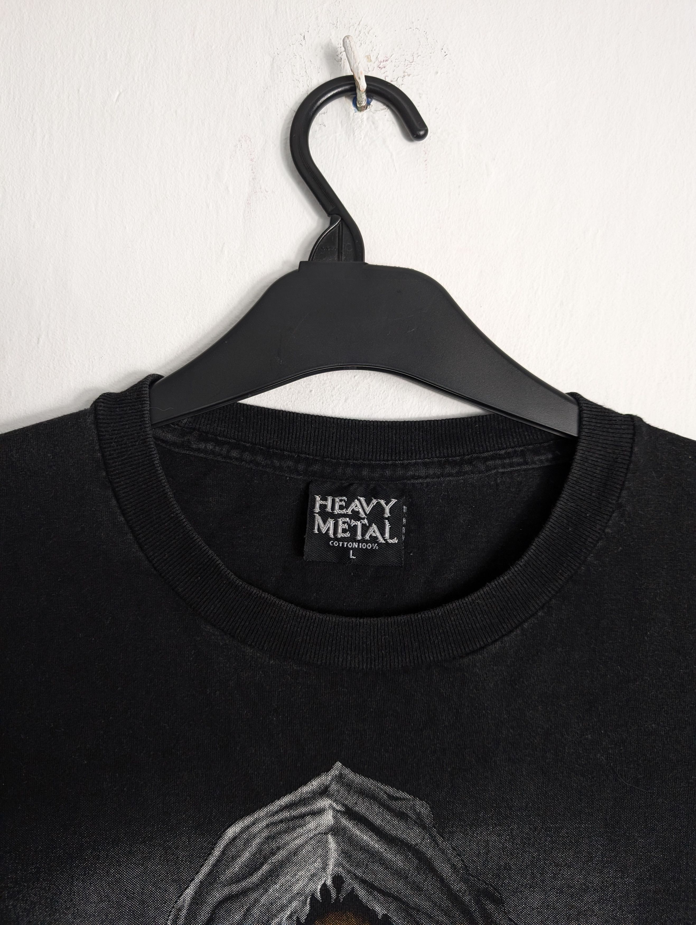 Band Tees × Vintage Y2K Heavy Metal Skull T-Shirt Reaper Gothic Biker Alt Size US L / EU 52-54 / 3 - 4 Thumbnail