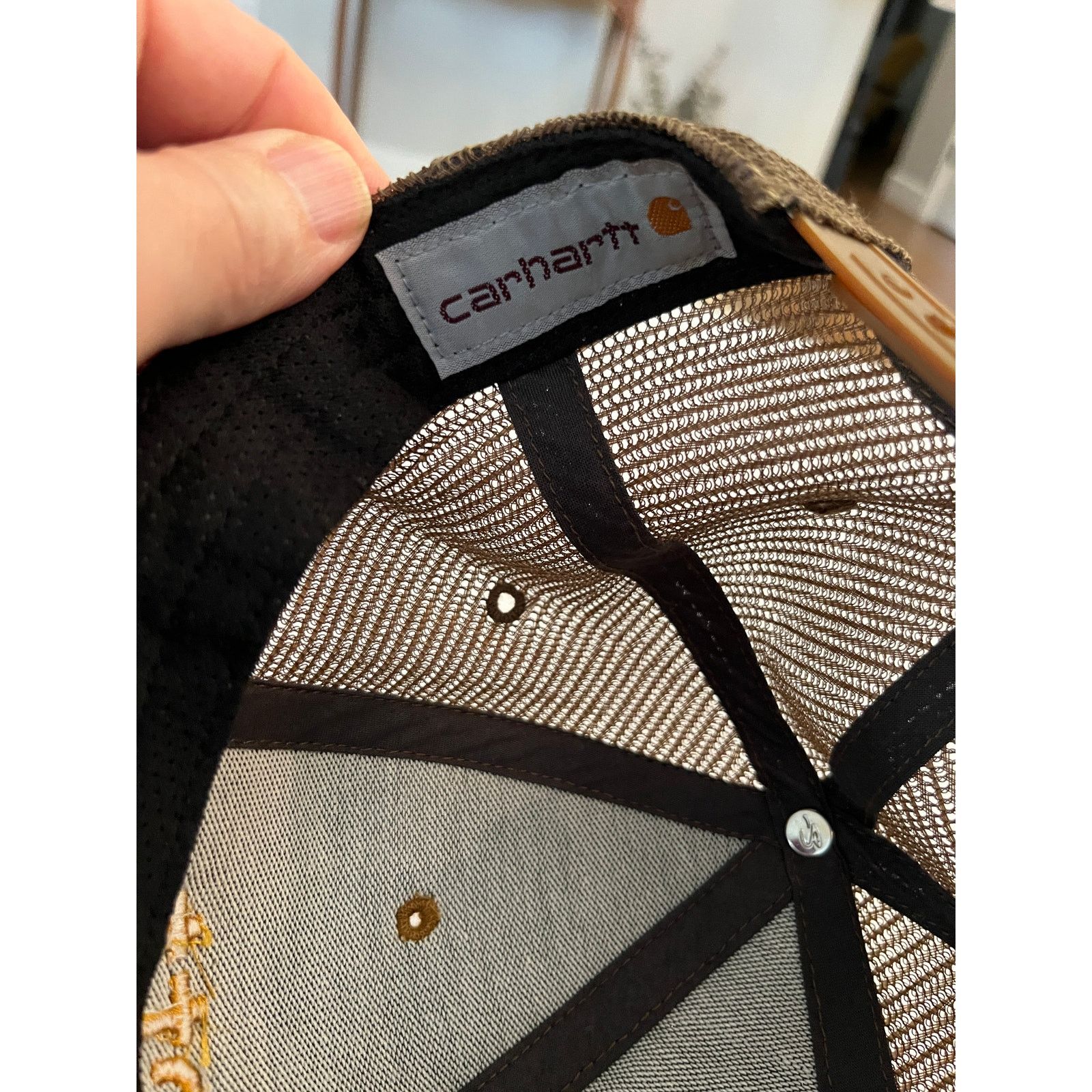 Carhartt Carhartt Buffalo Mesh Back Trucker Hat Brown 100286 Size ONE SIZE - 7 Thumbnail