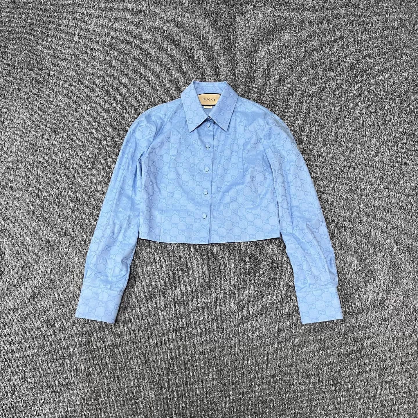 Gucci Gucci GG All Over Print Short Shirt Size XS / US 0-2 / IT 36-38 - 1 Thumbnail