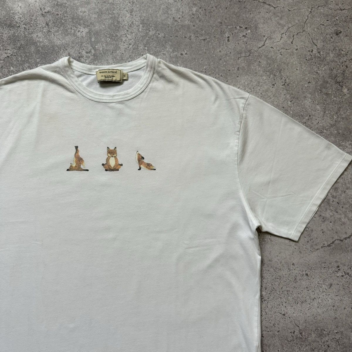 Maison Kitsune Maison Kitsune oversize fox T shirt Size US S / EU 44-46 / 1 - 2 Thumbnail