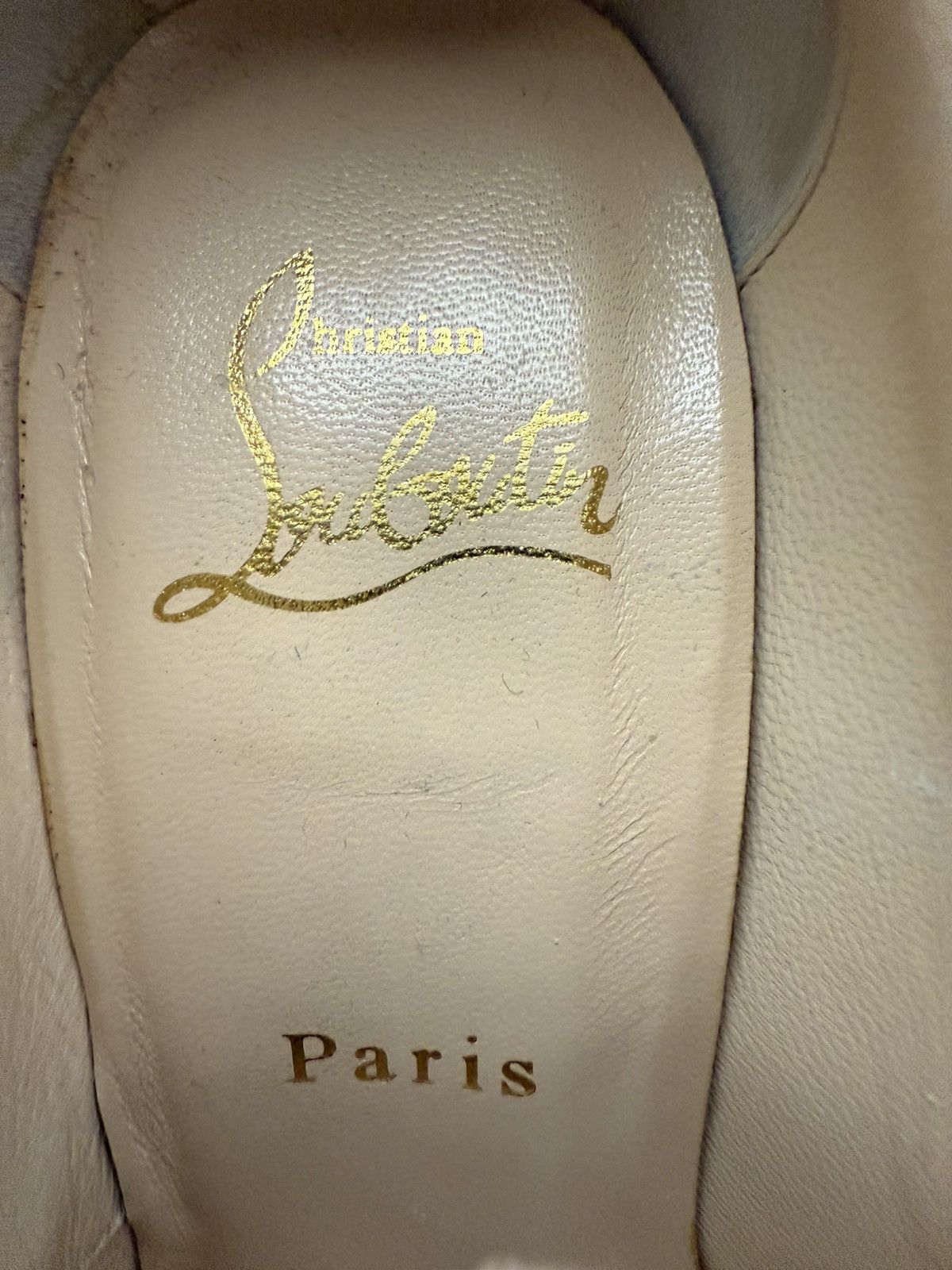 Christian Louboutin Christian Louboutin Lady Peep 150 Nude Heels Size US 6.5 / IT 36.5 - 3 Thumbnail