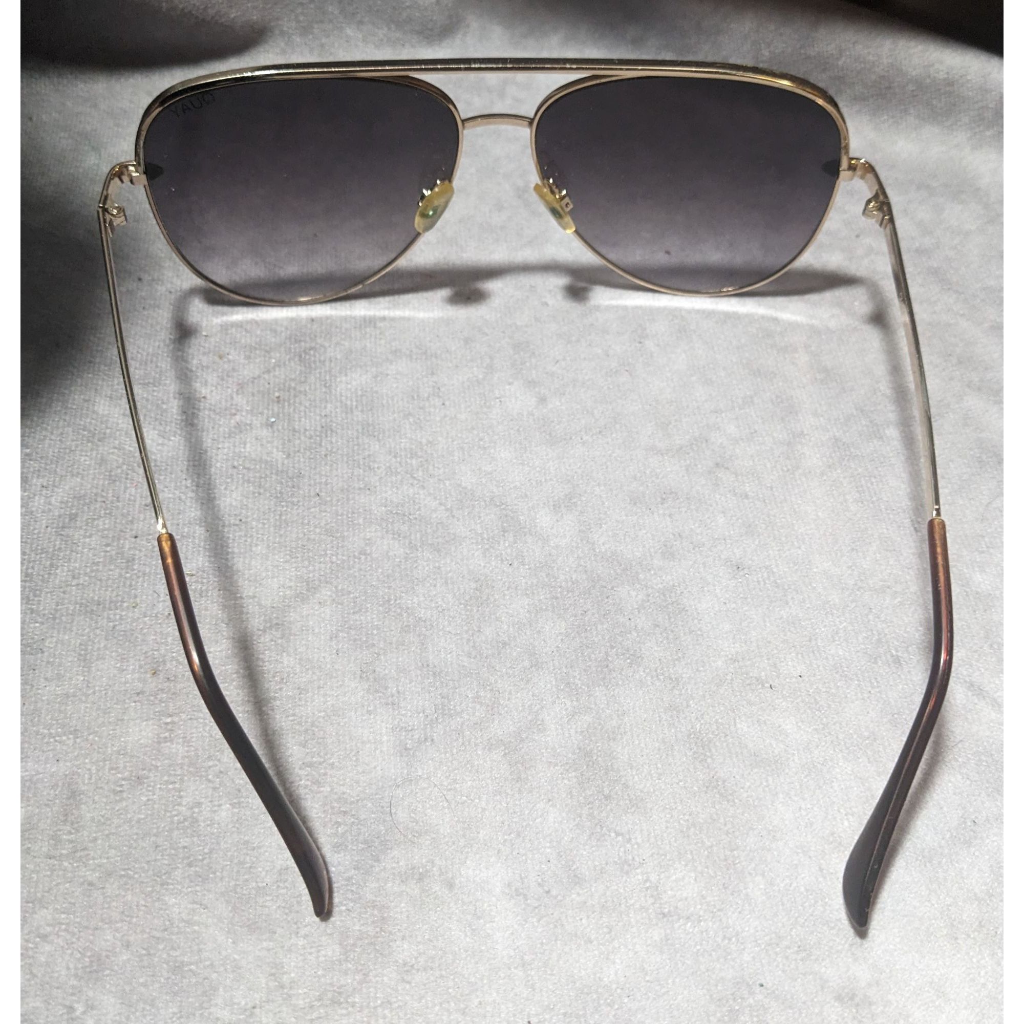 Quay Quay x Desi Sahara Gold Aviator Sunglasses Size ONE SIZE - 2 Thumbnail