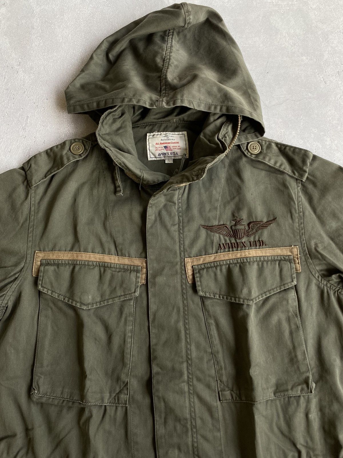 Vintage Avirex Miltary Jacket Menswear