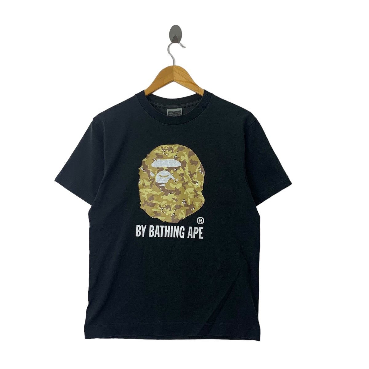 Vintage BAPE BATHING APE Gold 1st Camo General Tee Shirt Top