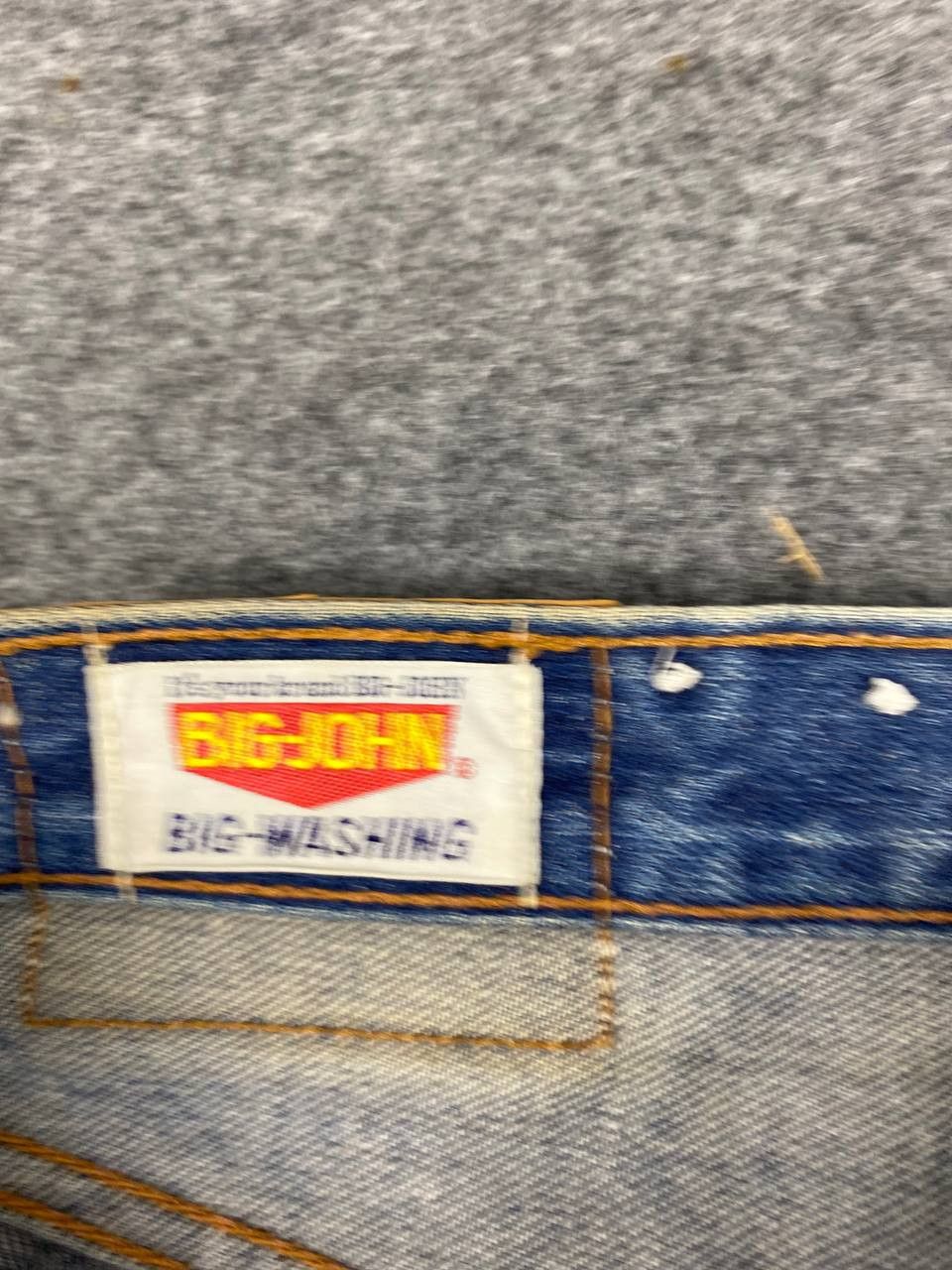 Big John vintage big john big washing denim nice design Size US 31 - 12 Thumbnail