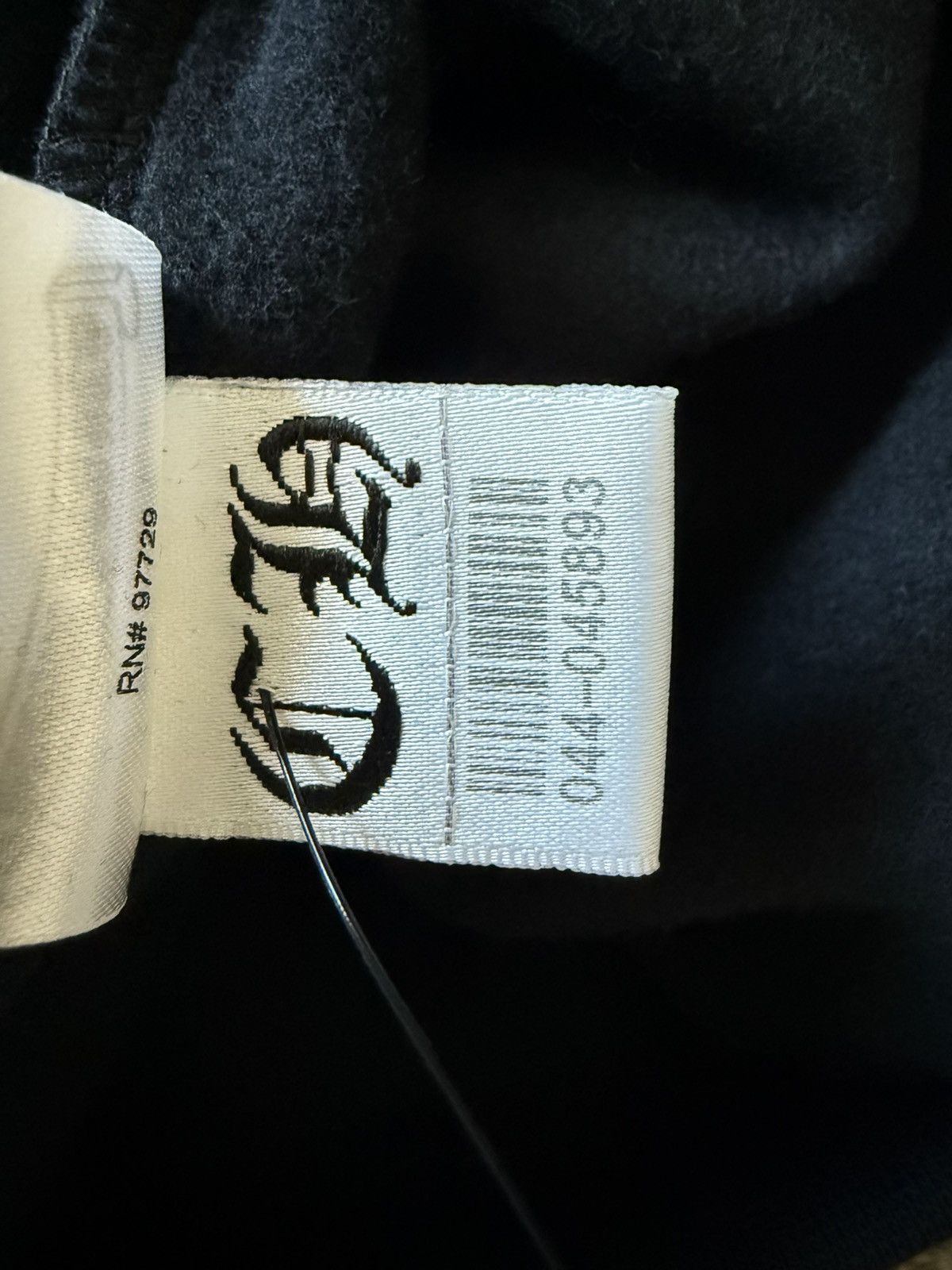 Chrome Hearts SCROLL LOGO SCRIPT PULLOVER HOODIE BLACK Size US M / EU 48-50 / 2 - 5 Thumbnail