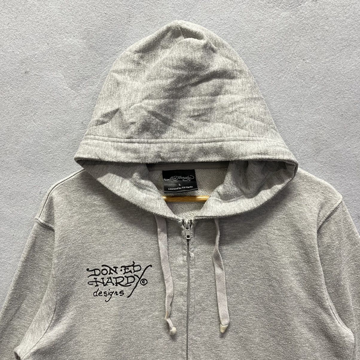 Ed Hardy Vintage Ed Hardy “Love Kills Slowly” Full Zip Hoodie Size US L / EU 52-54 / 3 - 4 Thumbnail