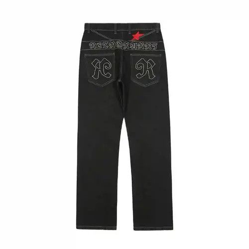 Jean skate hiphop pattern y2k jeans Size US 30 / EU 46 - 3 Thumbnail