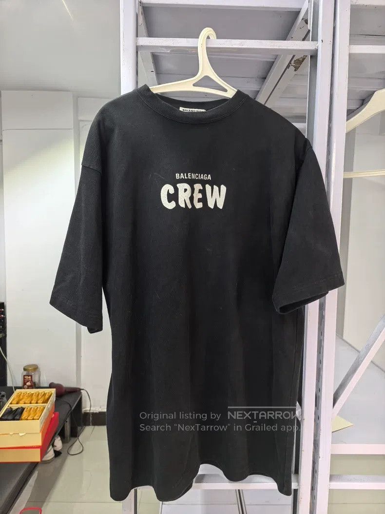 Other Balenciaga Crew Letter Print Round Neck Short Sleeve T-Shi Size US XS / EU 42 / 0 - 1 Thumbnail