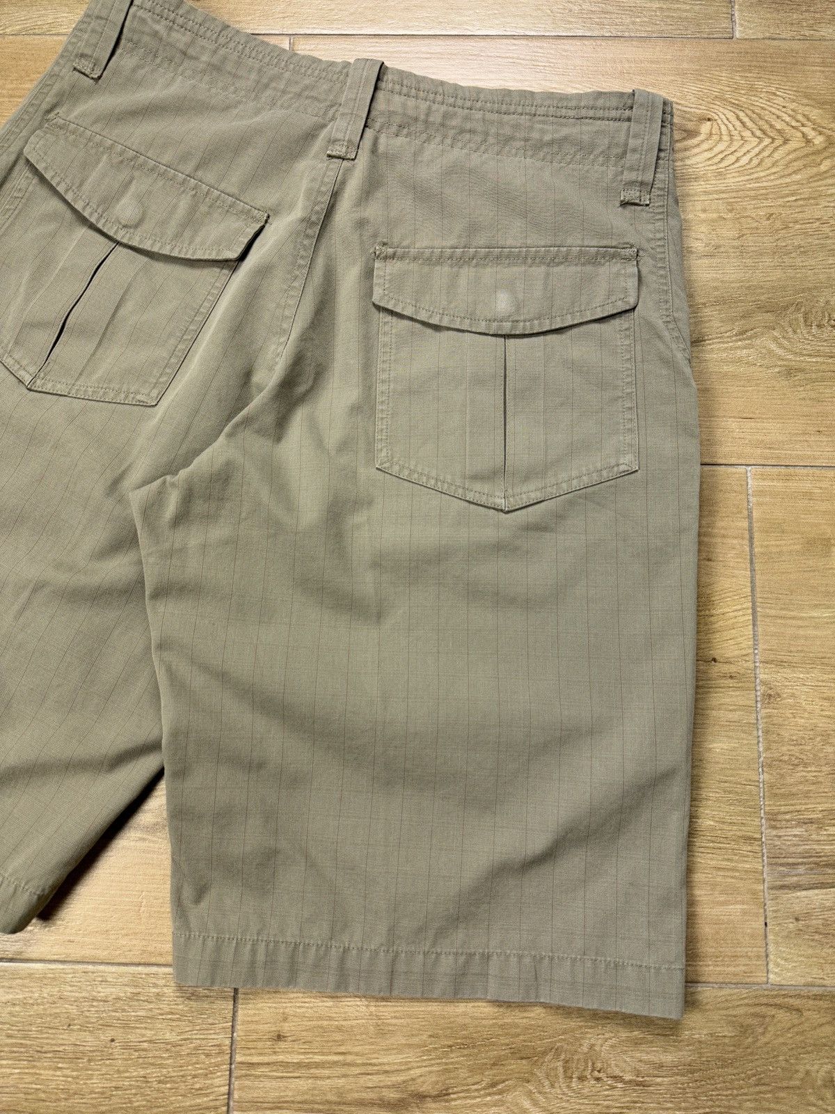 Nike × Vintage Vintage Y2K Nike Big Swoosh Cargo Shorts Size US 30 / EU 46 - 14 Thumbnail