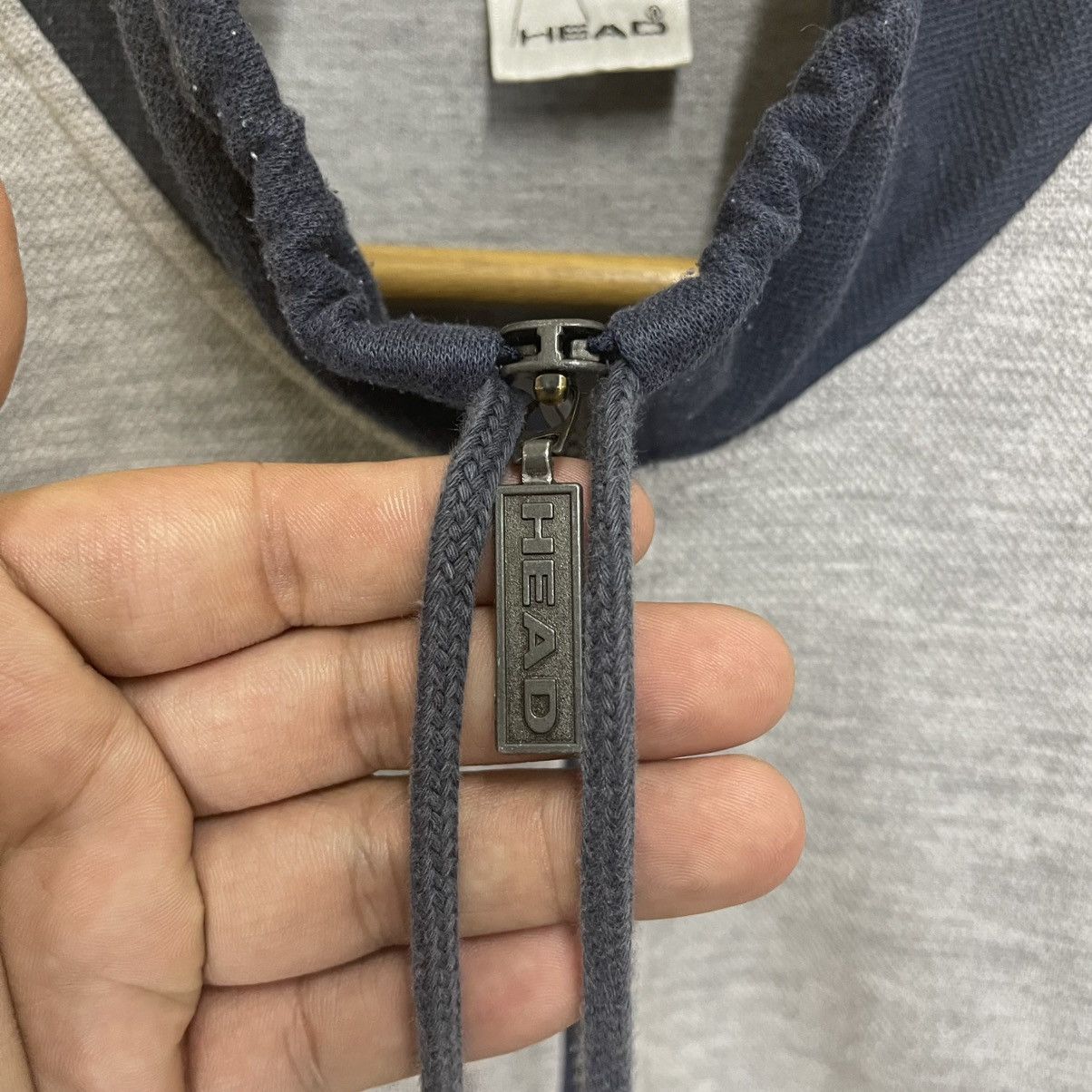 Japanese Brand × Vintage Vintage 90s Head Halfzip Sweatshirt Size US XXL / EU 58 / 5 - 5 Thumbnail