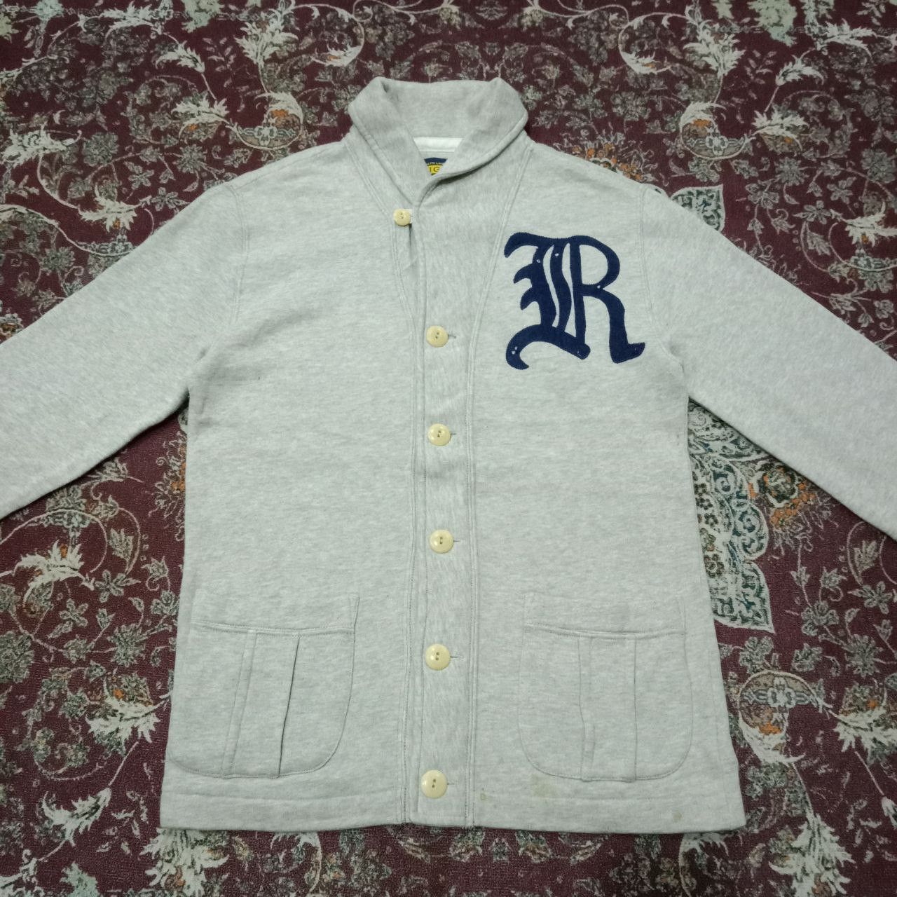 Ralph Lauren × Rugby Ralph Lauren × Vintage Vintage Ralph Lauren Rugby Shawl Collar Cardigan Size US S / EU 44-46 / 1 - 3 Thumbnail