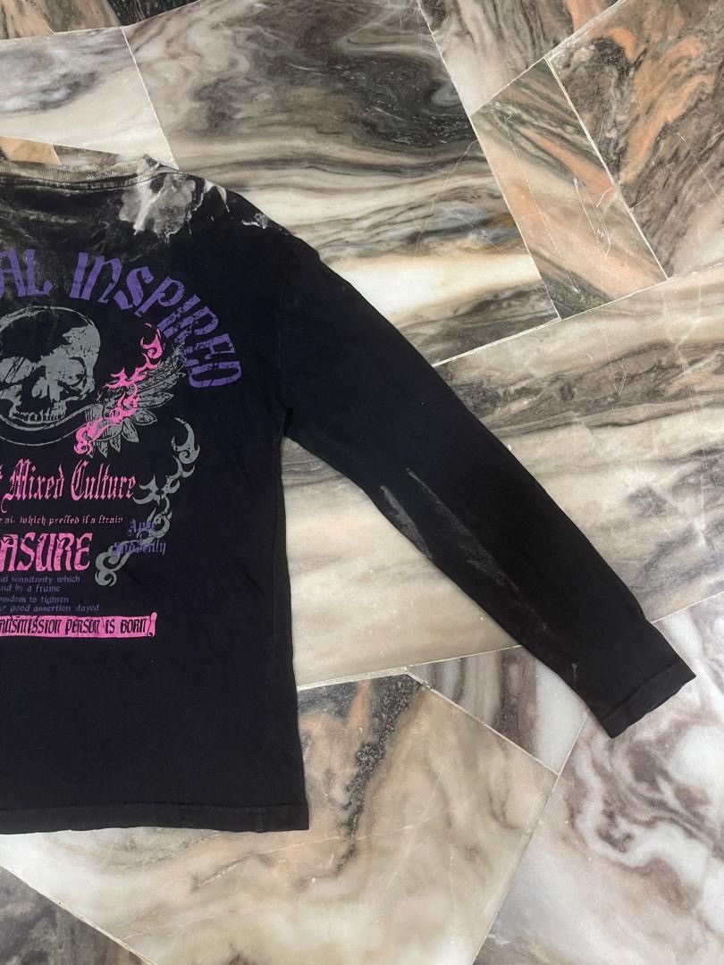 Hysteric Glamour Sun Faded Poem Skull Gothic Seditionaries Shirt Size US L / EU 52-54 / 3 - 7 Thumbnail