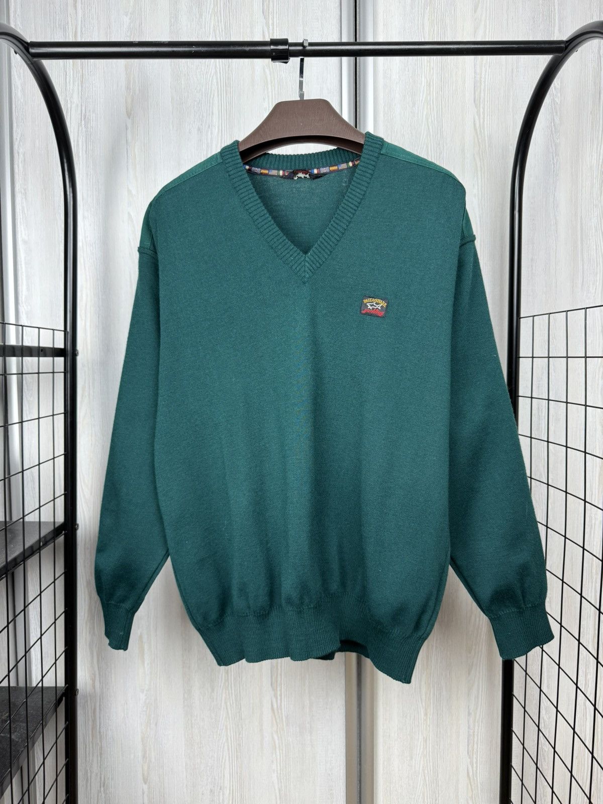 Paul & Shark PAUL & SHARK Yachting Jumper Pullover Wool Blend Elbow Patch Size US XL / EU 56 / 4 - 1 Thumbnail