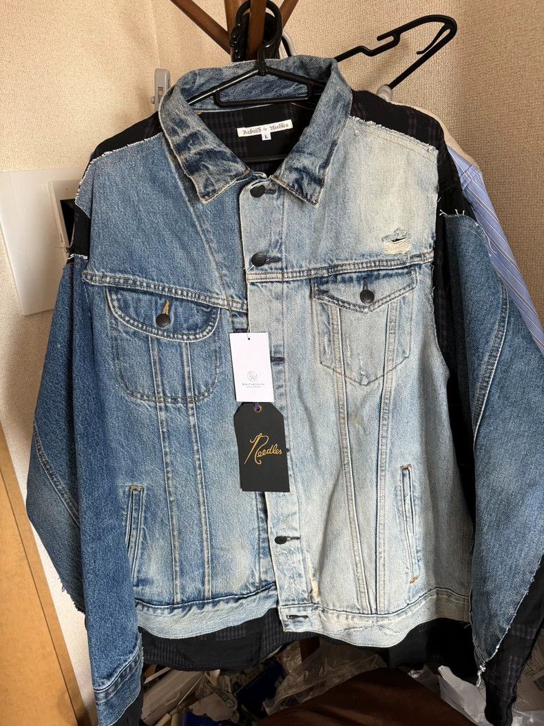 Needles Needles REBUILD BY NEEDLES Denim Jacket Size US L / EU 52-54 / 3 - 1 Thumbnail