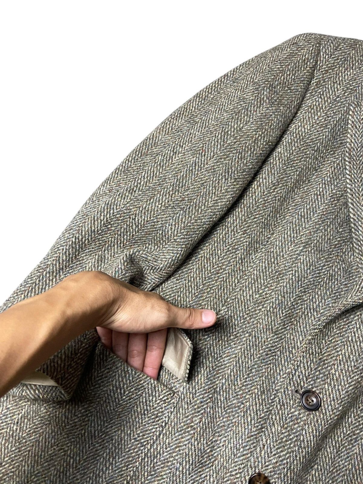 Harris Tweed Vintage HARRIS TWEED Wool Blazer (139) Size US XXS / EU 40 - 4 Thumbnail