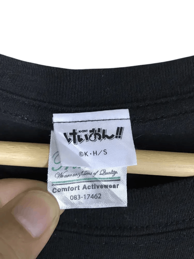 Band Tees Ho-kago Tea Time from Anime K-On Band Tshirts Size US L / EU 52-54 / 3 - 4 Thumbnail