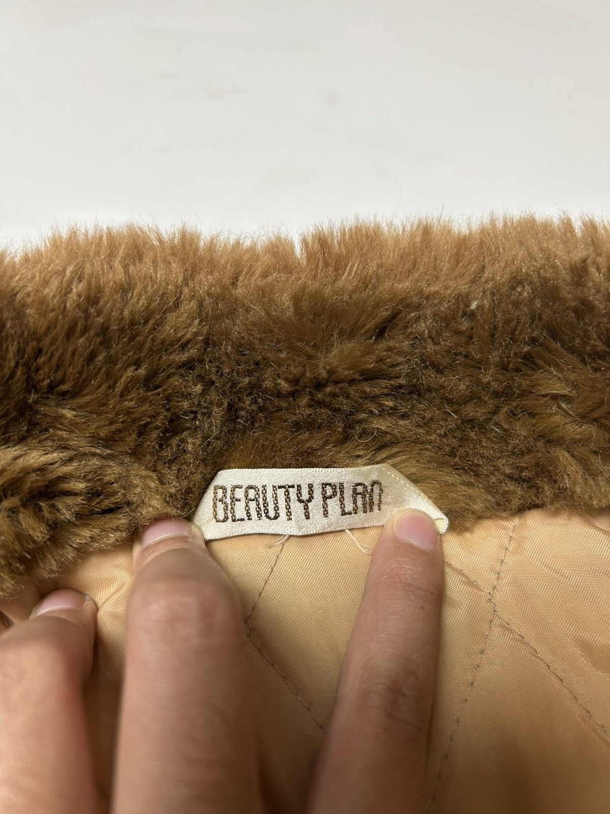 Japanese Brand BEAUTY PLAN FAUX FUR LINING JACKET Size ONE SIZE - 6 Thumbnail