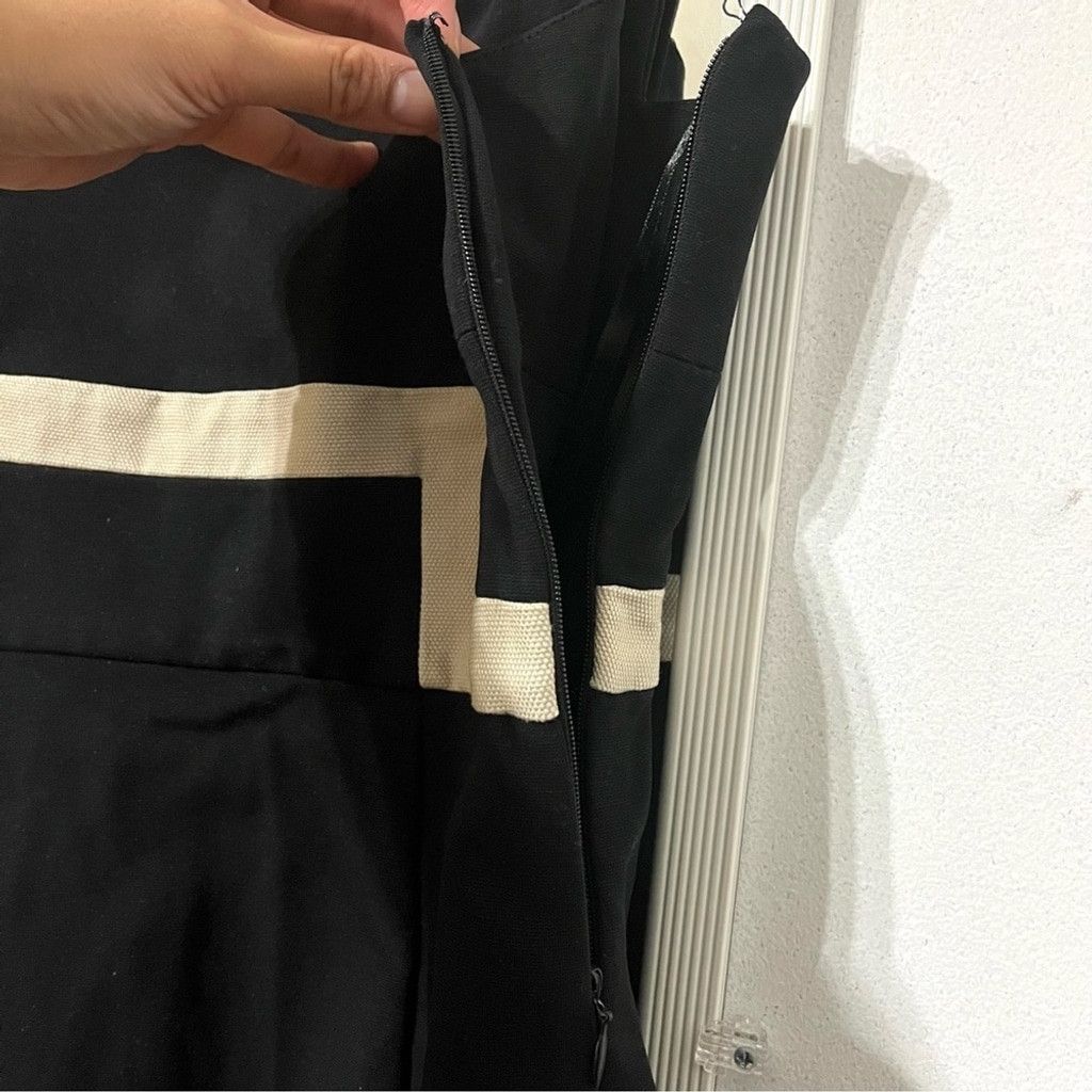 Diane von Furstenberg DVF Diane Von Furstenberg Black Knit Sleeveless Midi Dress 6 Size M / US 6-8 / IT 42-44 - 5 Thumbnail