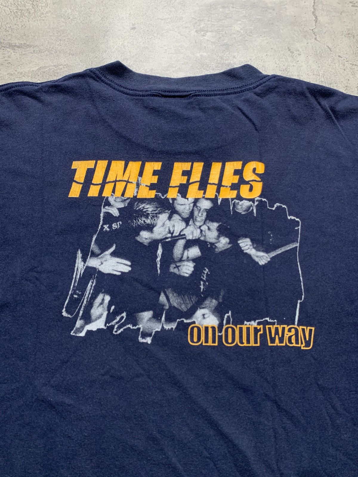 Band Tees Vintage Time Flies virginia hardcore band shirt strife Bane Size US XL / EU 56 / 4 - 3 Thumbnail
