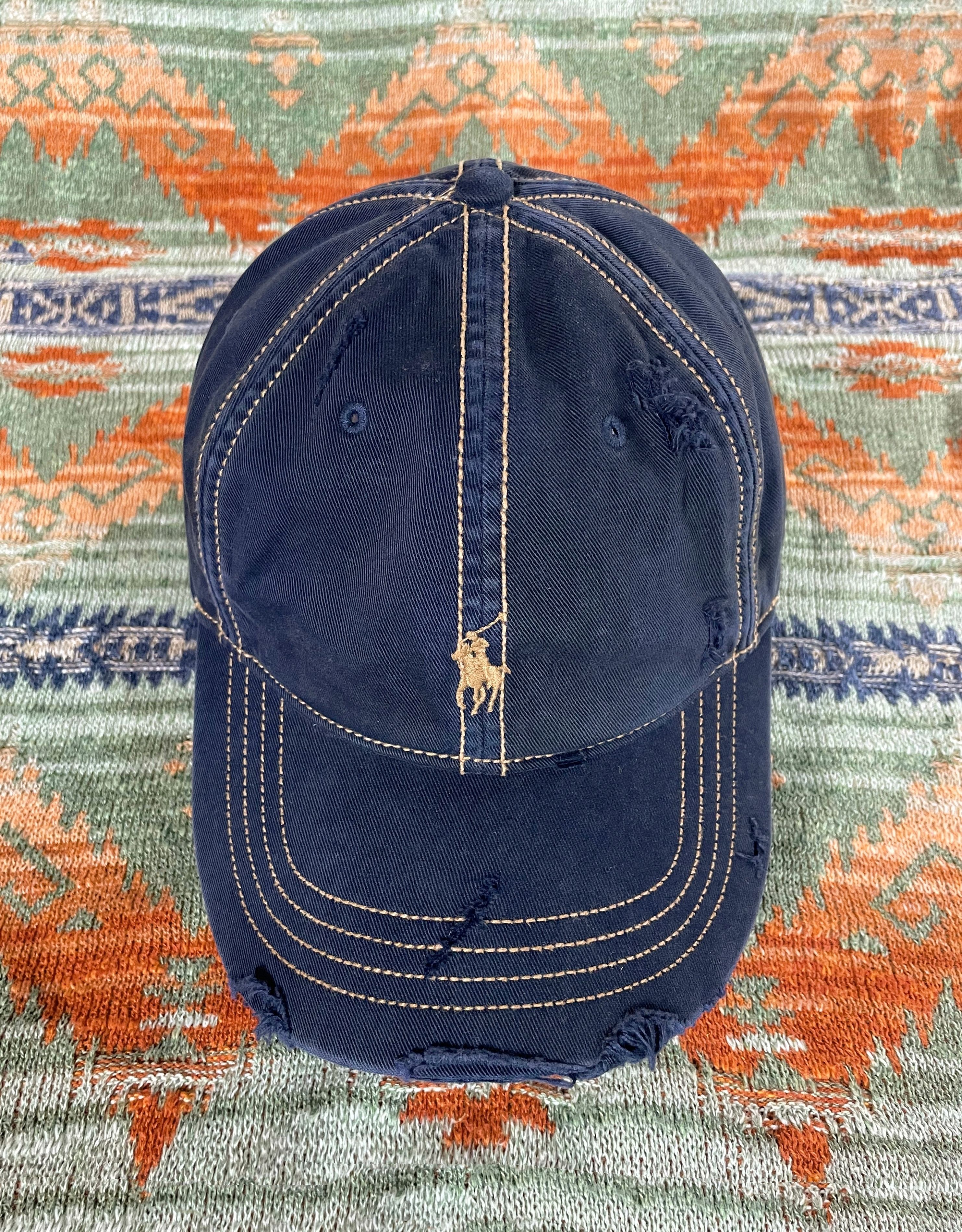 Polo Ralph Lauren Polo Ralph Lauren Pony Thick Baseball Cap Hat Size ONE SIZE - 1 Thumbnail