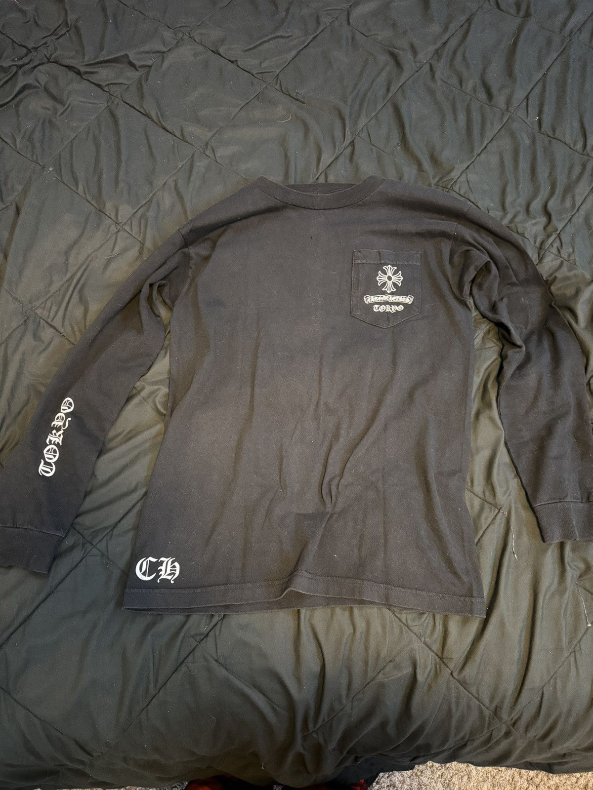image of Chrome Hearts Tokyo Exclusive Long Sleeve in Black, Men's (Size Medium)