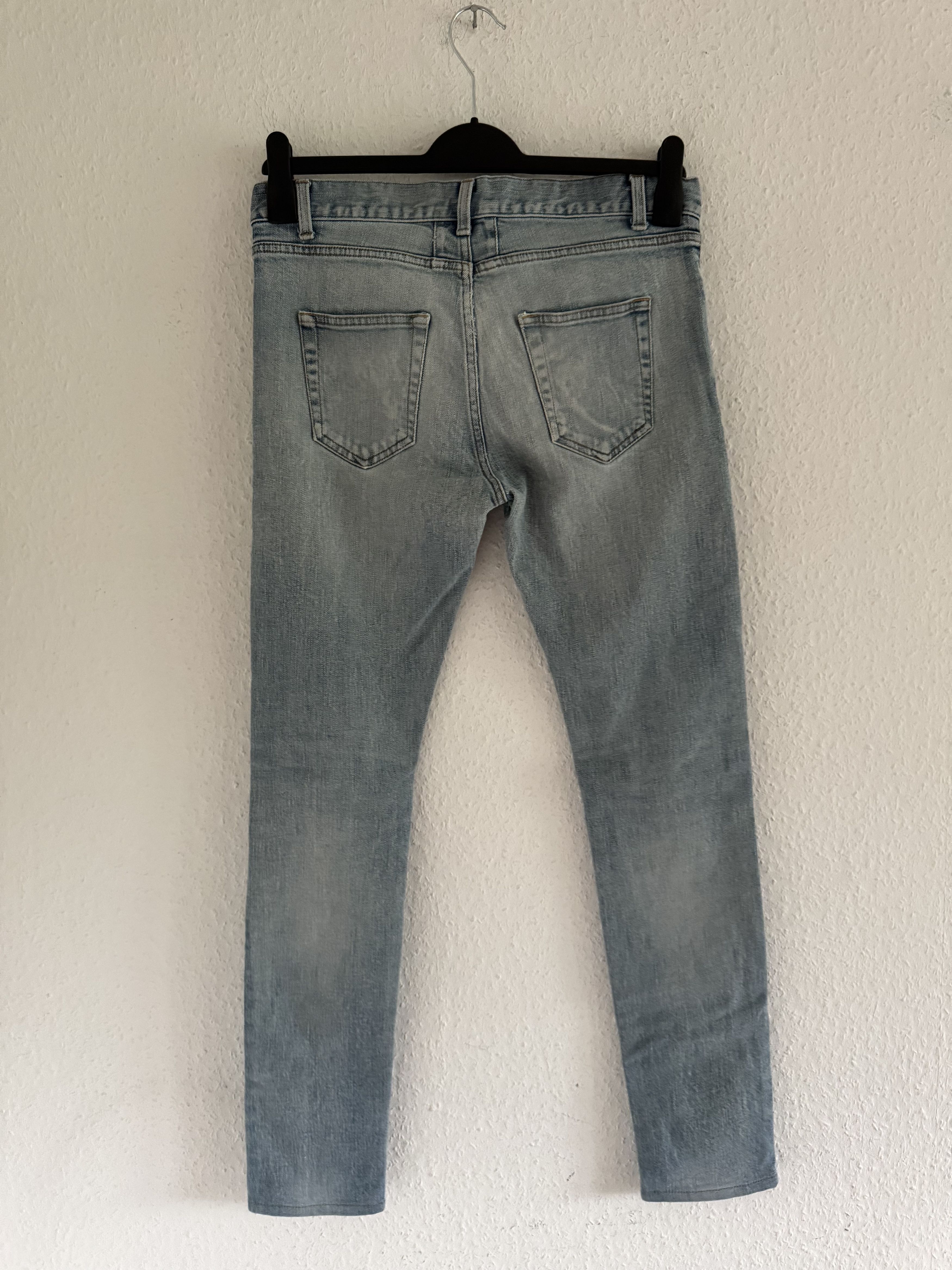Saint Laurent Paris D02 M/SK-LW Repaired Knee Jeans Size US 31 - 14 Thumbnail