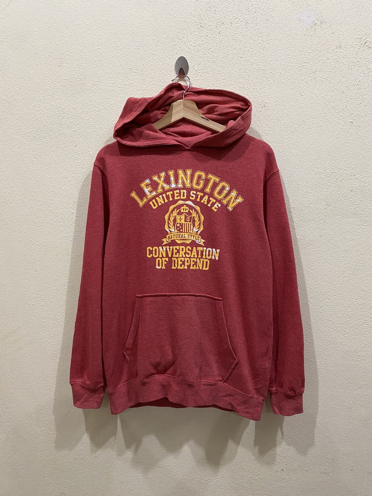 Vintage Vintage Lexington Spell out Hoodie Size US M / EU 48-50 / 2 - 2 Thumbnail
