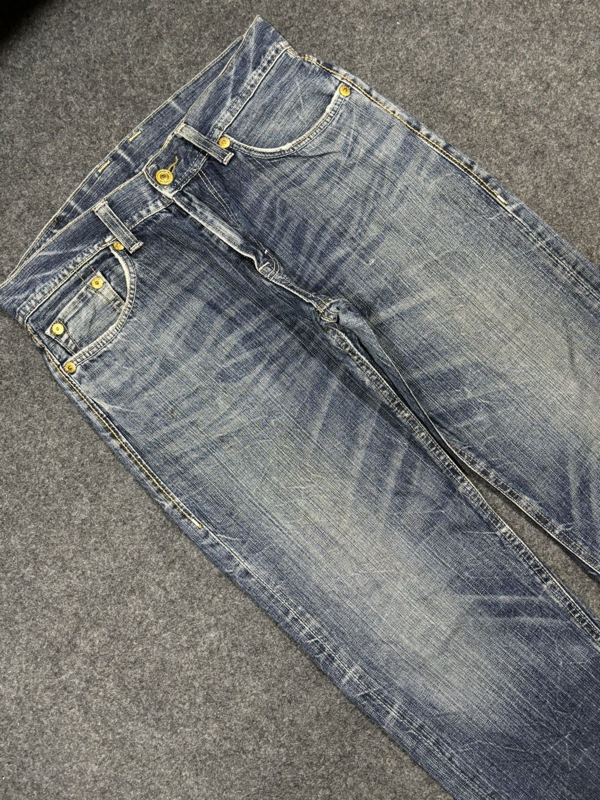Japanese Brand 💥90s Style💥Archival DENIMCRAFT Insne Wash Style Denim F931 Size US 32 / EU 48 - 5 Thumbnail