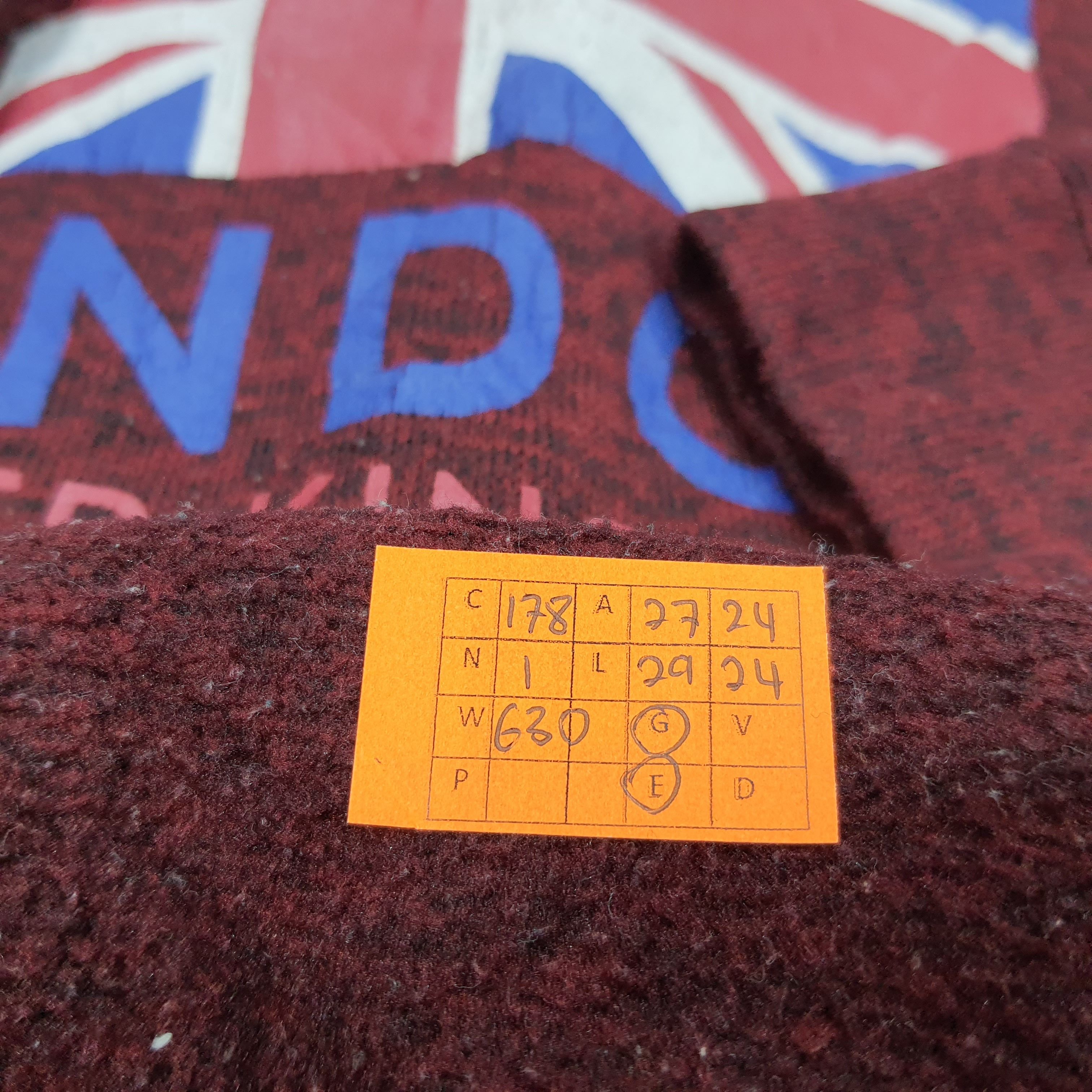 Vintage Vintage Smack London United Kingdom Flag Hoodie Size US XXL / EU 58 / 5 - 9 Thumbnail