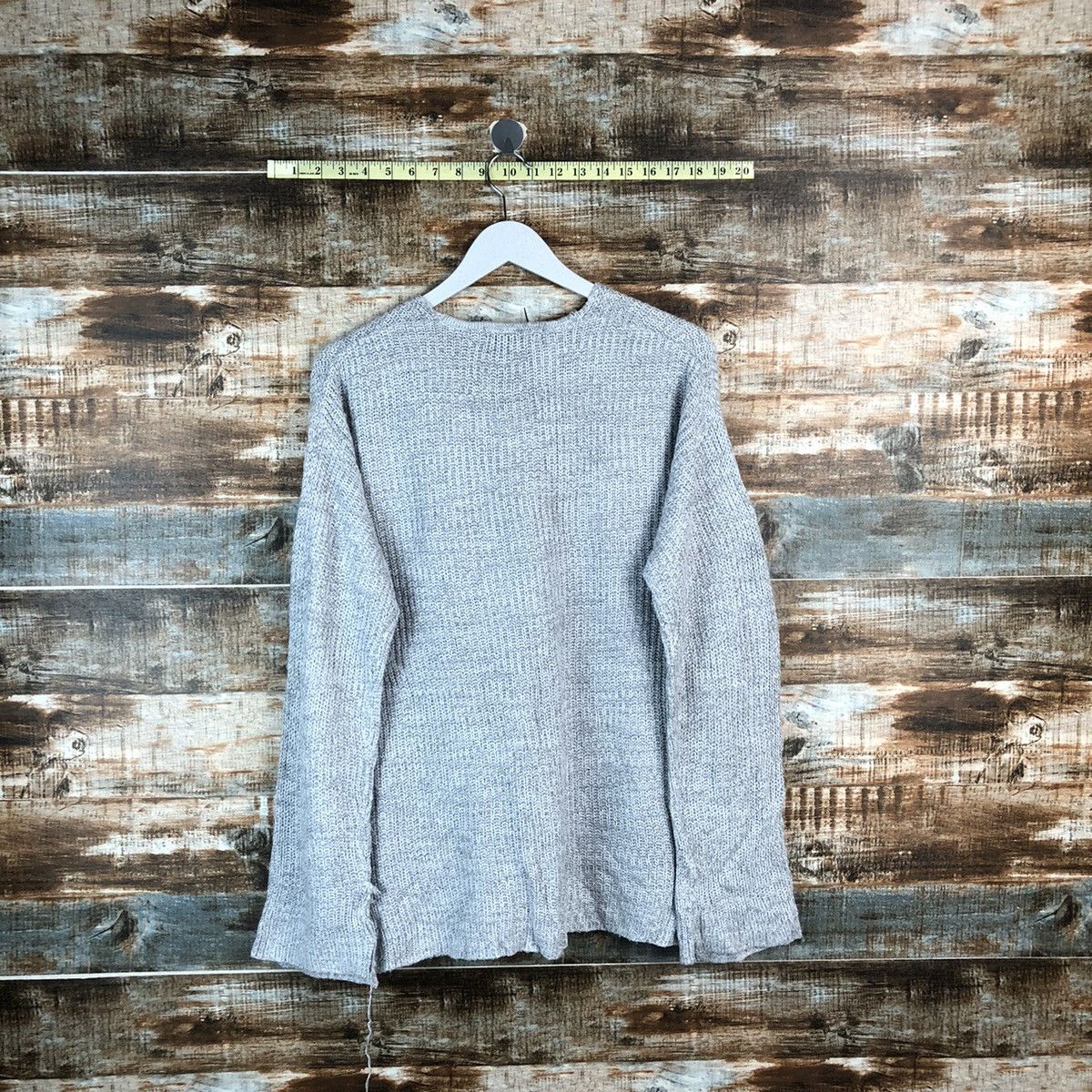 Homespun Knitwear × Japanese Brand Putietal Grey vintage Knitwear #A2231 Size US M / EU 48-50 / 2 - 12 Thumbnail