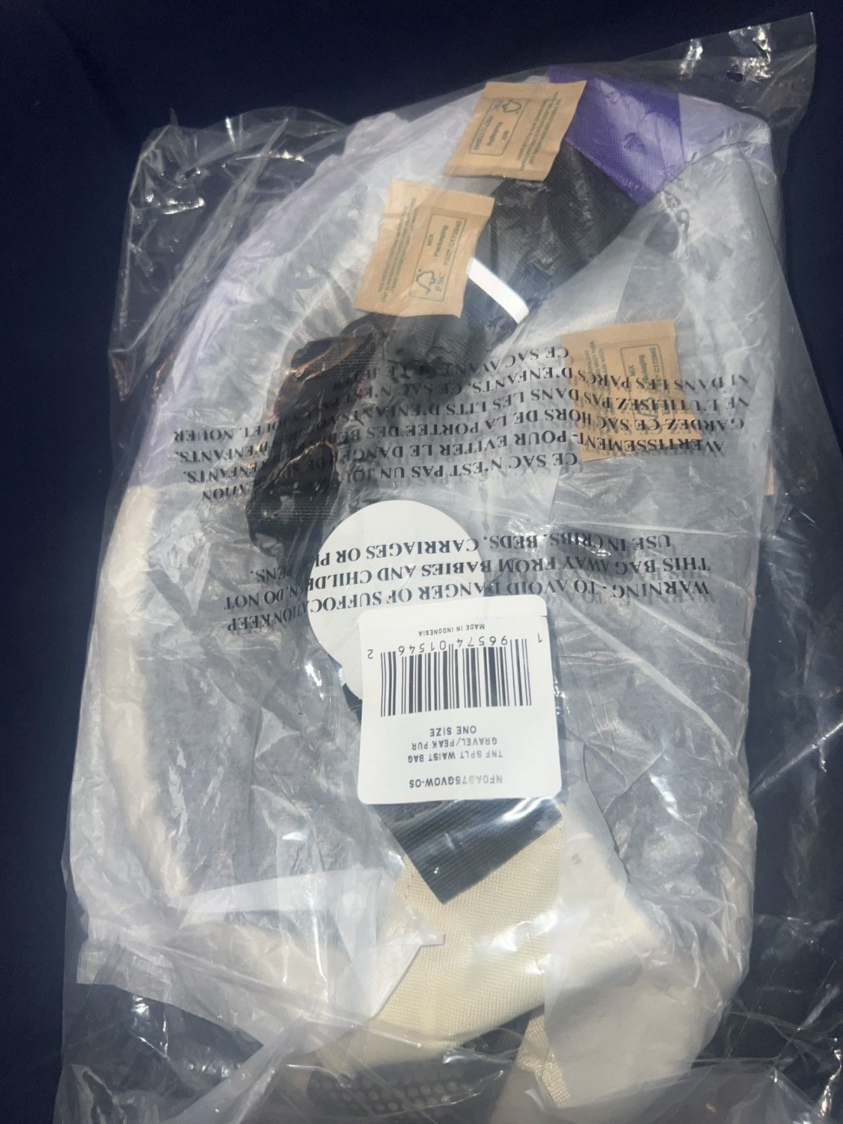 Supreme × The North Face Supreme The North Face Split Waist Bag Tan/Purple Size ONE SIZE - 3 Thumbnail