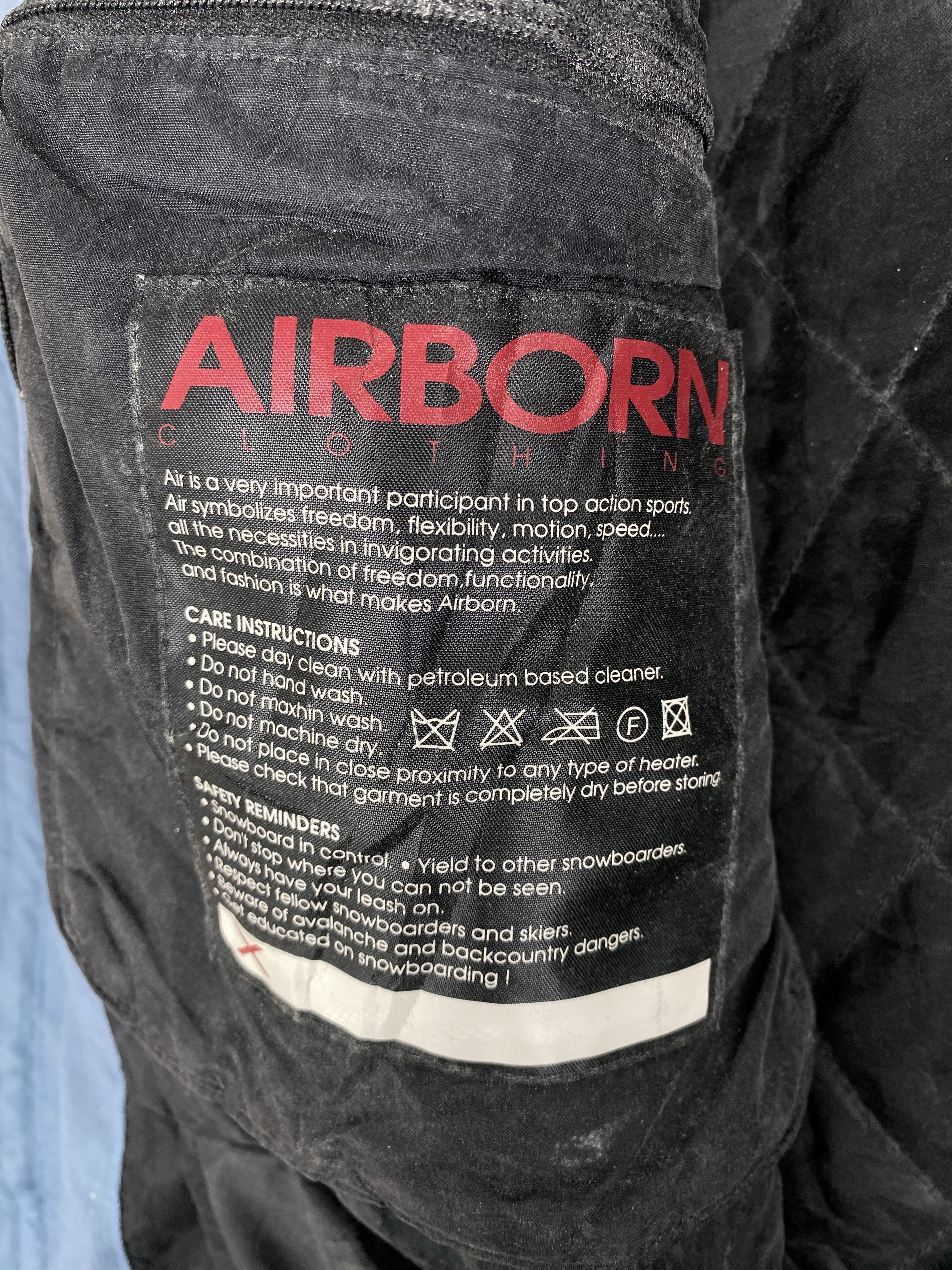 Vintage Vintage ARBN Airborn USA Hoodie Quilted Lining Jacket J2287 Size US M / EU 48-50 / 2 - 10 Thumbnail