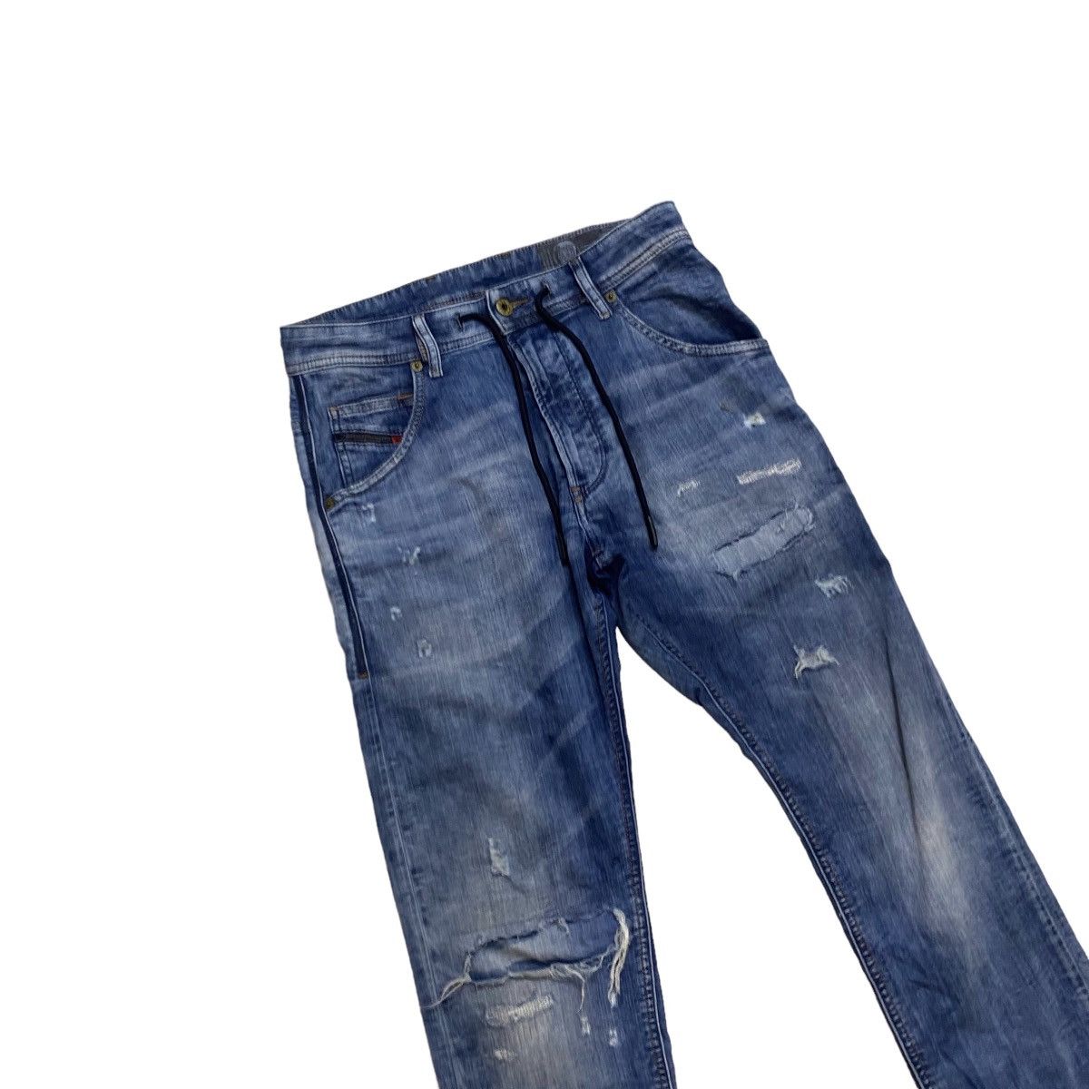 Diesel DIESEL JOGGER PANT DISTRESSED PATCHWORK DESIGN Size US 30 / EU 46 - 3 Thumbnail
