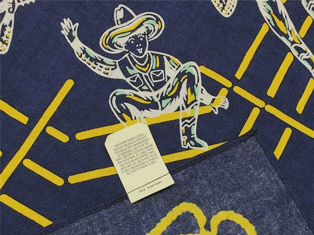 RRL Ralph Lauren RRL INDIGO Bandana COTTON Scarf handkerchief Size ONE SIZE - 19 Thumbnail
