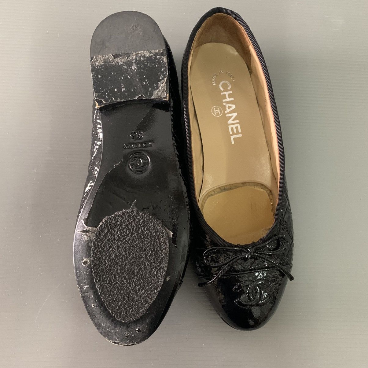 Chanel Chanel Ballerina Black Flats Shoes Size US 6 / IT 36 - 3 Thumbnail